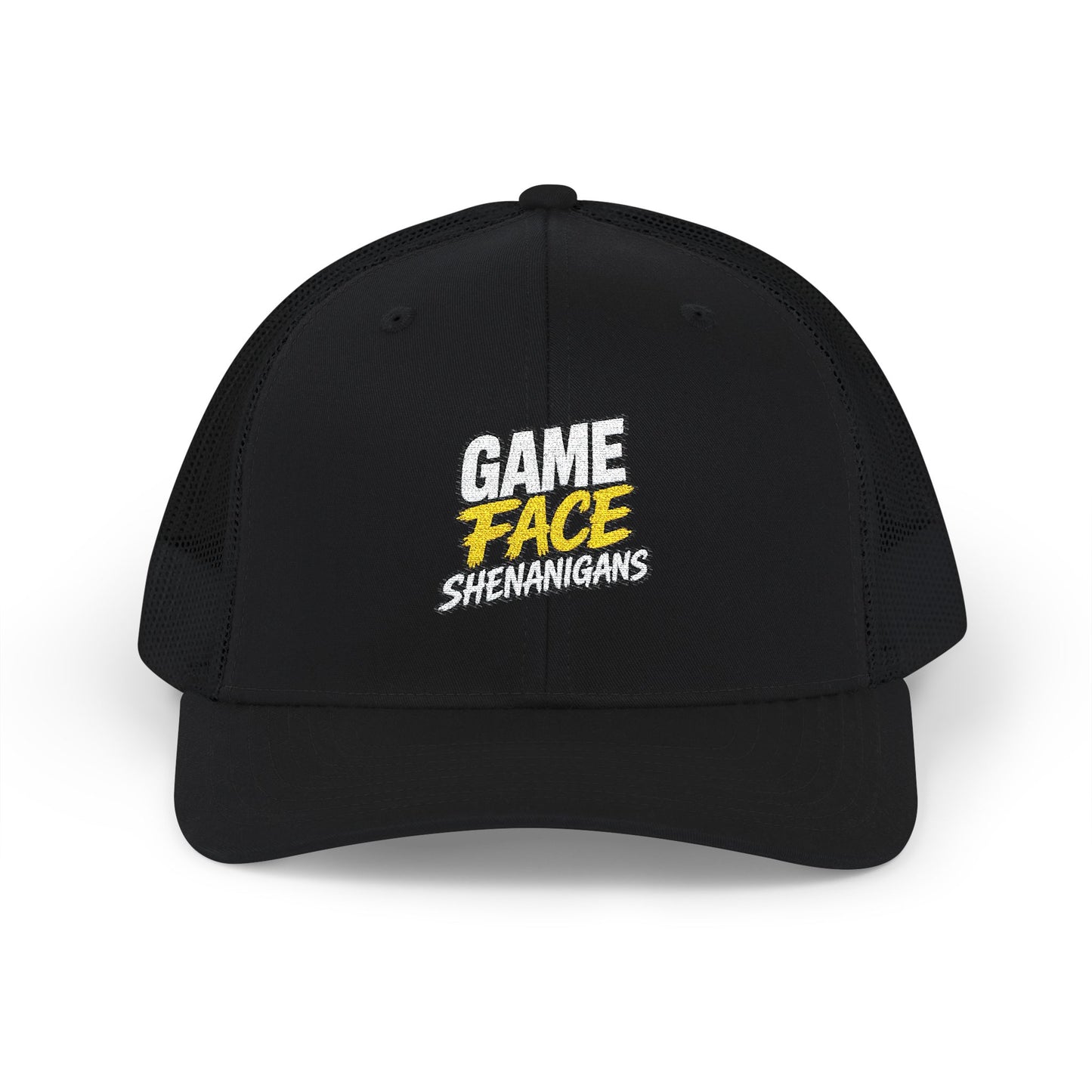Game Face Shenanigans Option 2-  Embroidered Trucker Cap- Personalized Snapback