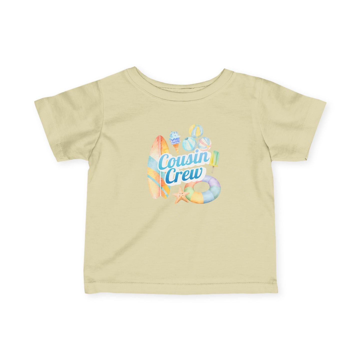 Cousin Crew Infant Tee, Cute Baby T-Shirt, Summer Vibes- Mini Collection
