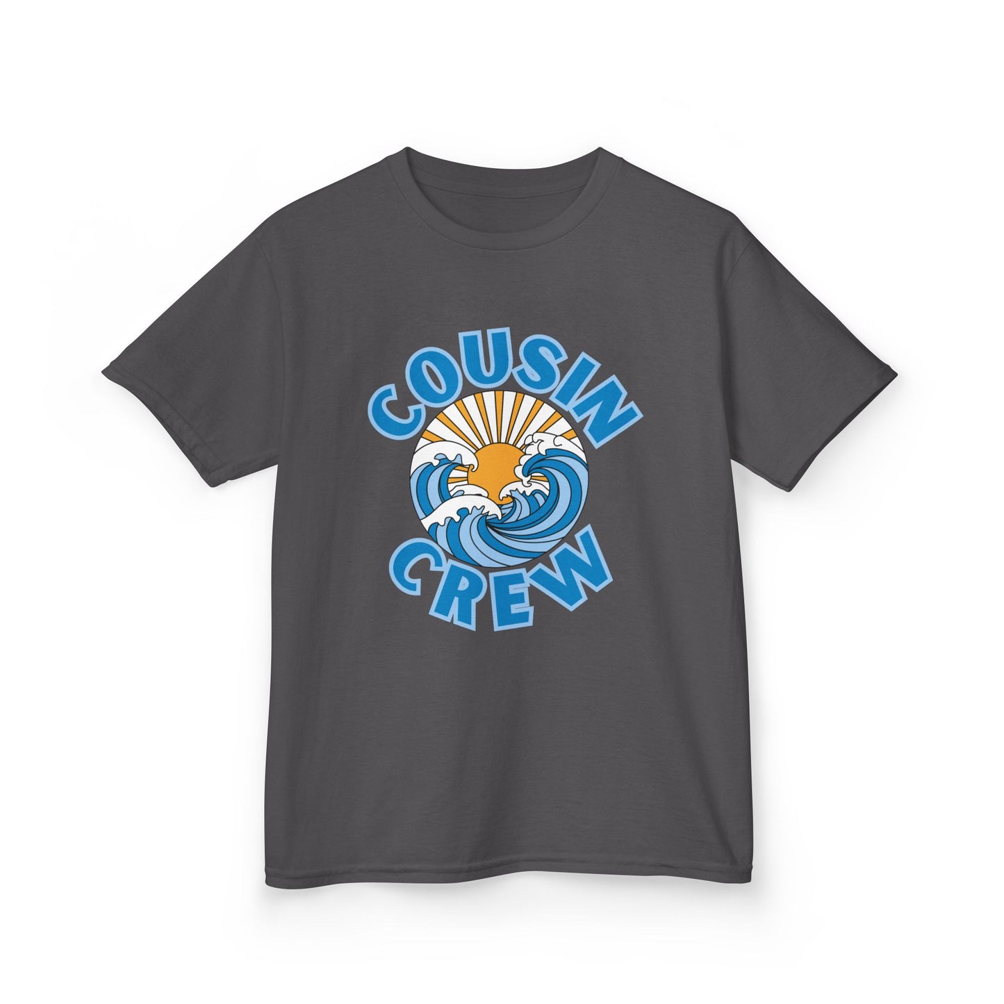 Cool Cousin Crew Kids Tee - Summer Fun, Family Gatherings, Beach Days, Mini Collection