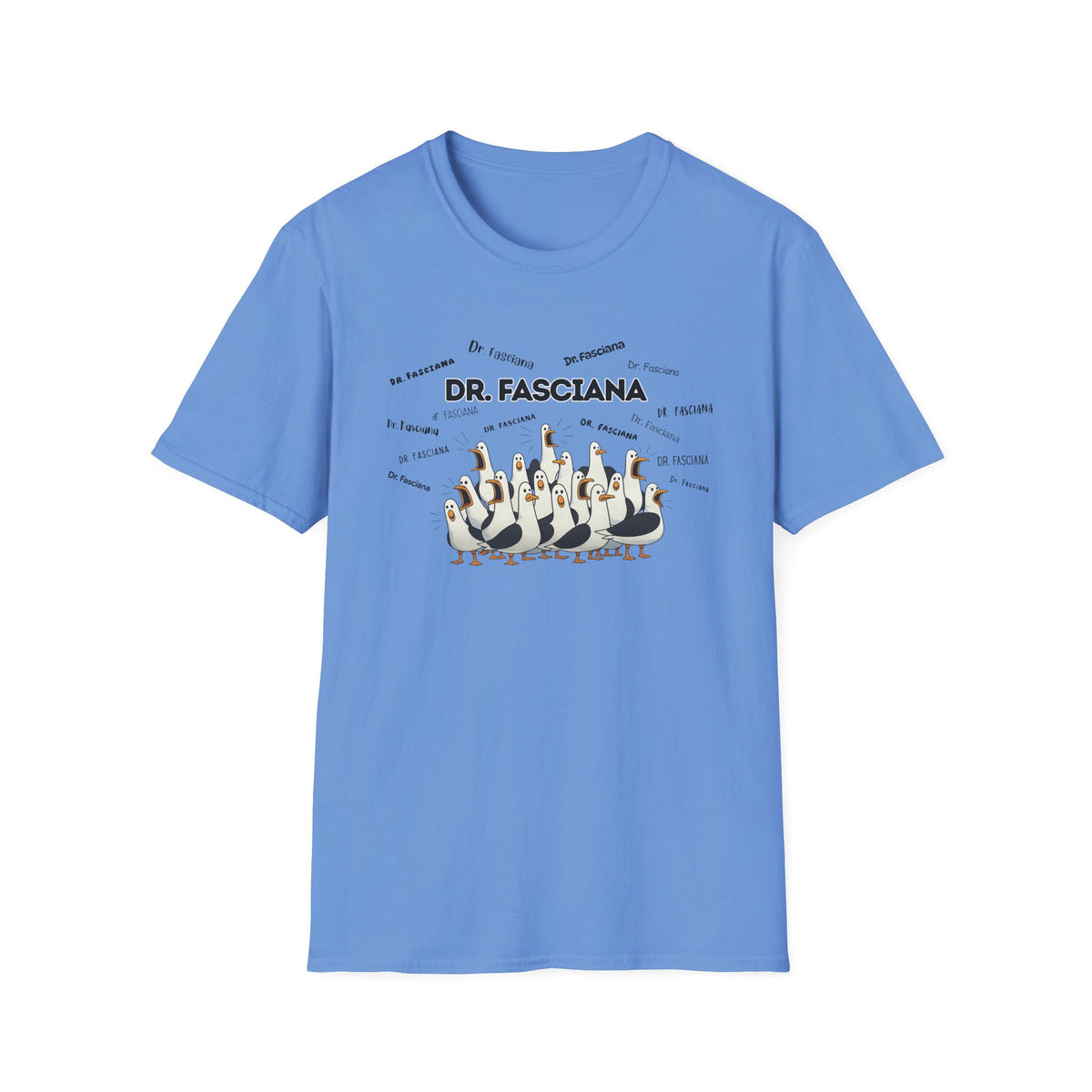 Dr. Fasciana- Seagull Crew Graphic T-Shirt — Personalized