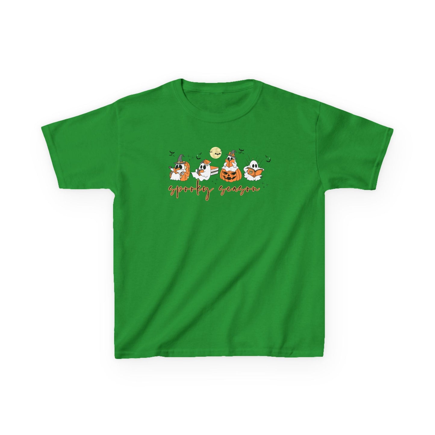 Spooky Season- Reading Ghosts- Halloween - Kids Cotton™ Tee