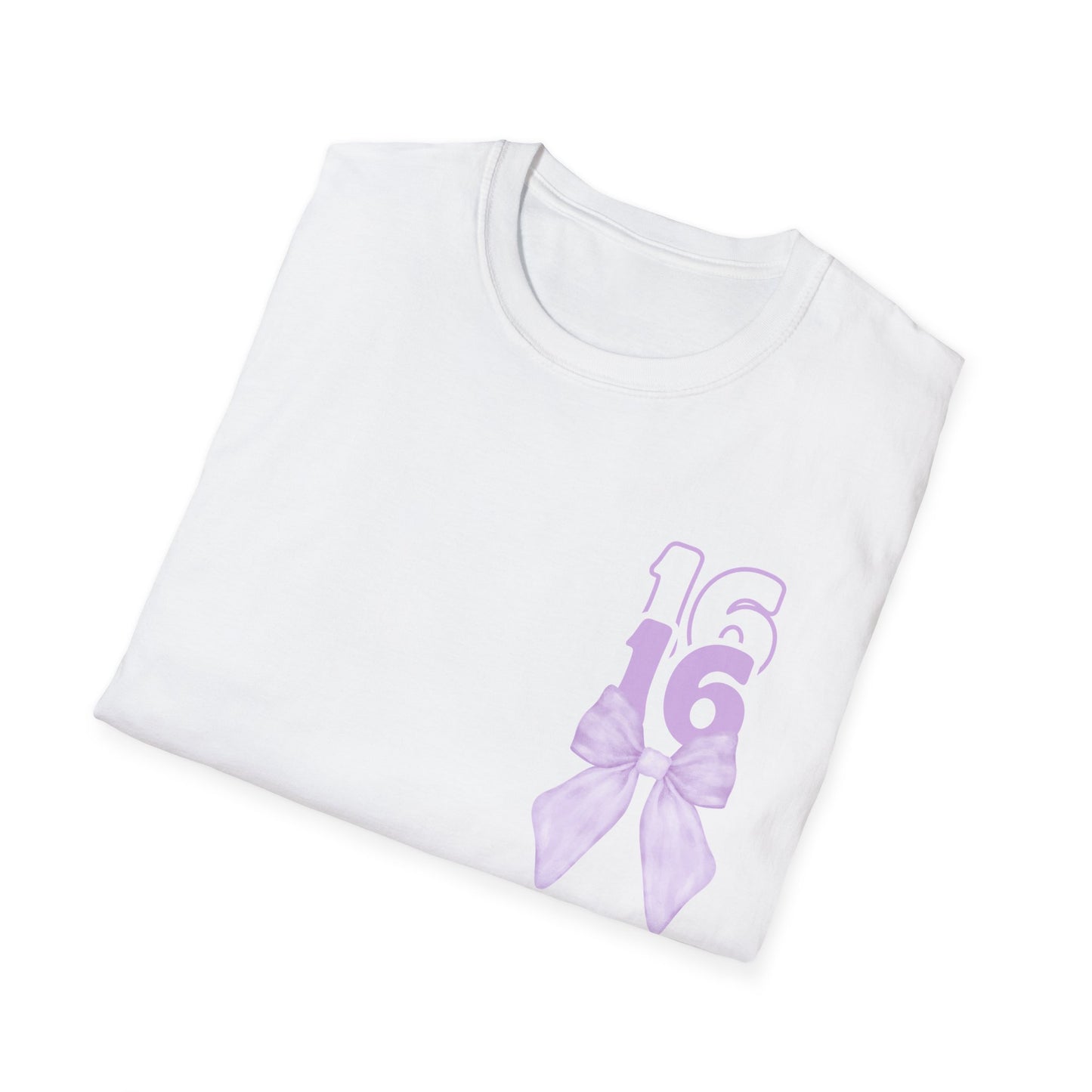 Sweet Sixteen Unisex Softstyle T-Shirt, Birthday Gift, Party Tee, Teen Fashion, Personalized