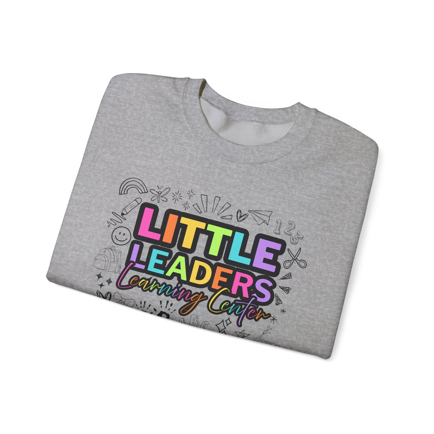 Little Leaders Doodle Colorful Crewneck Sweatshirt