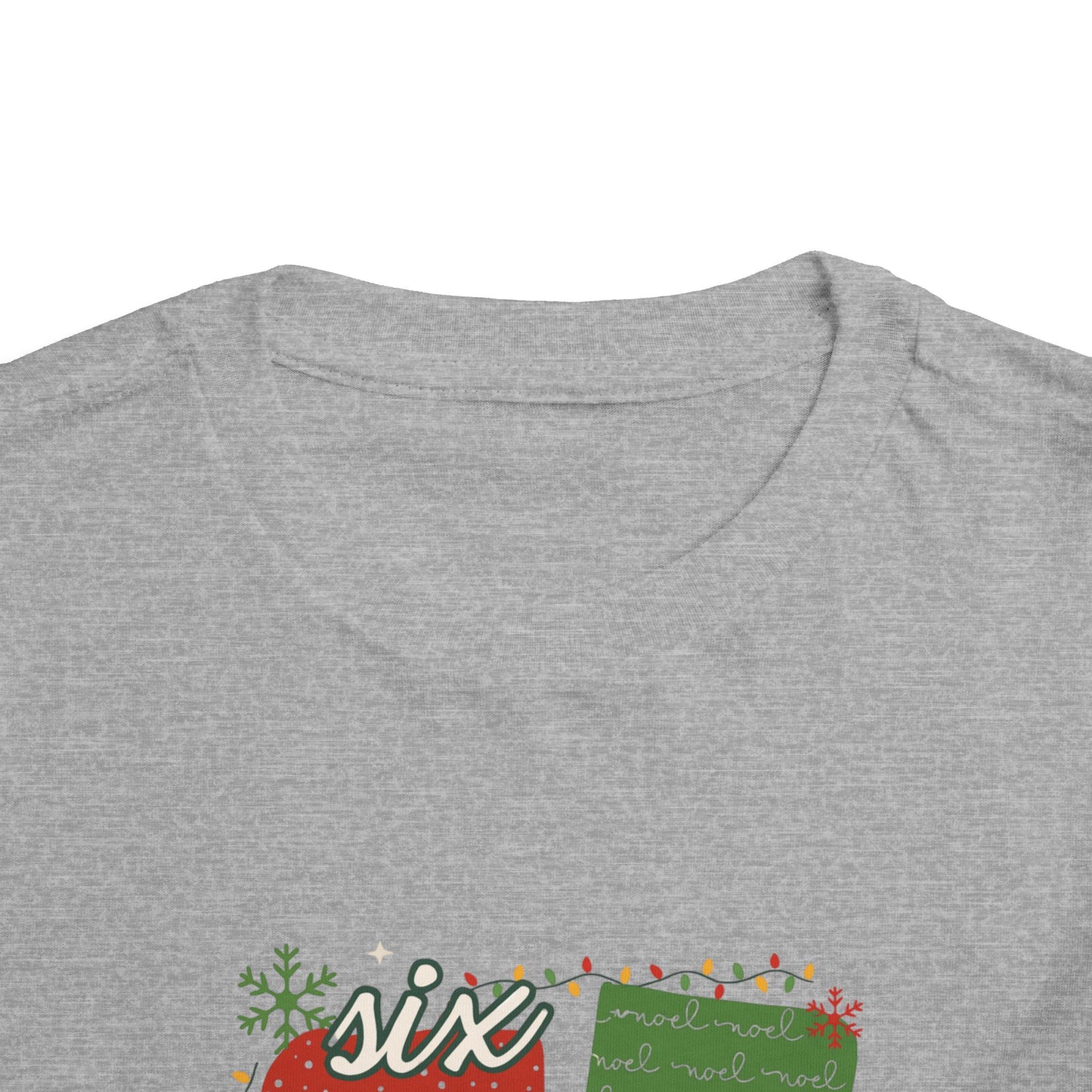 6-1 Toddler Tee "Six Seven" - Christmas