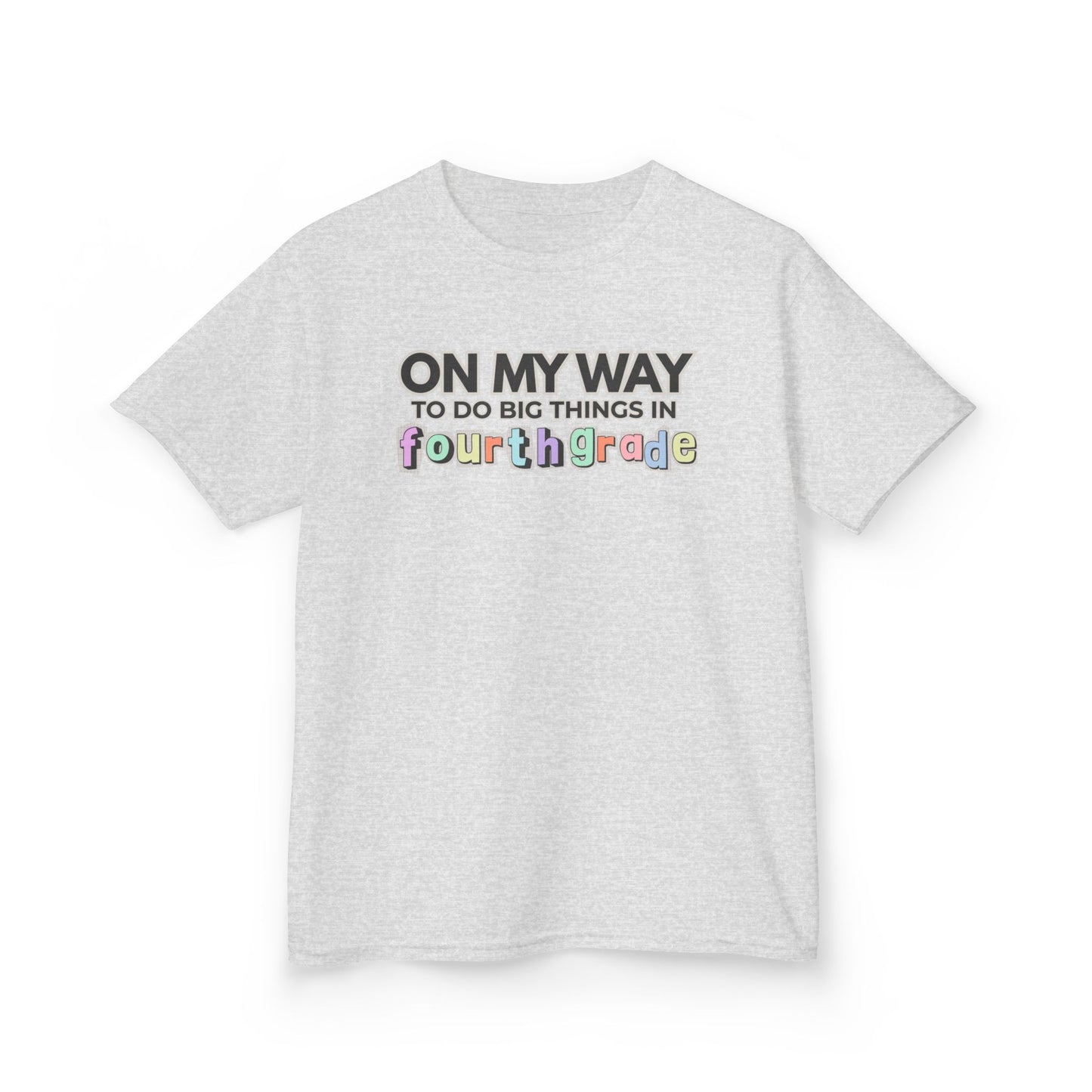Big Things in 4th Grade- Kids Back to School Shirt
