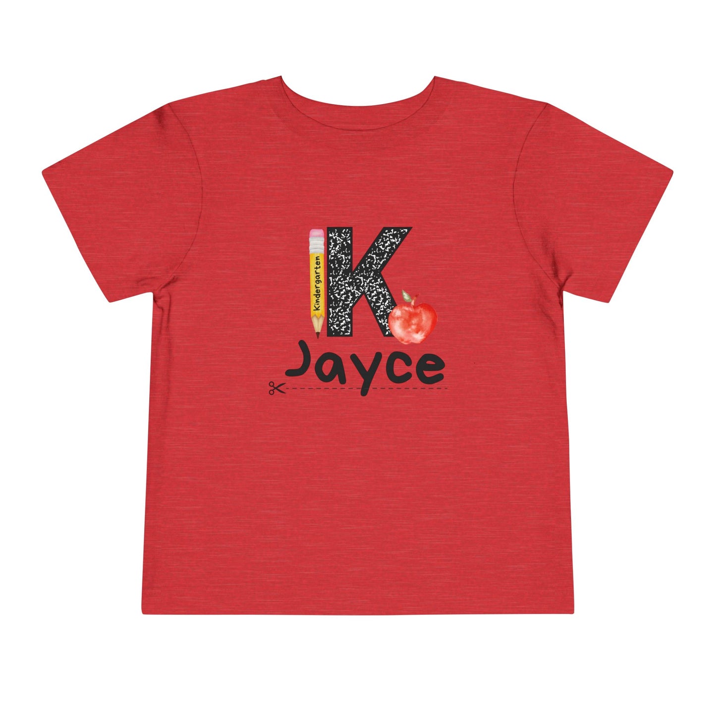 Jayce- K- Personalized Toddler Tee - Back to School Collection