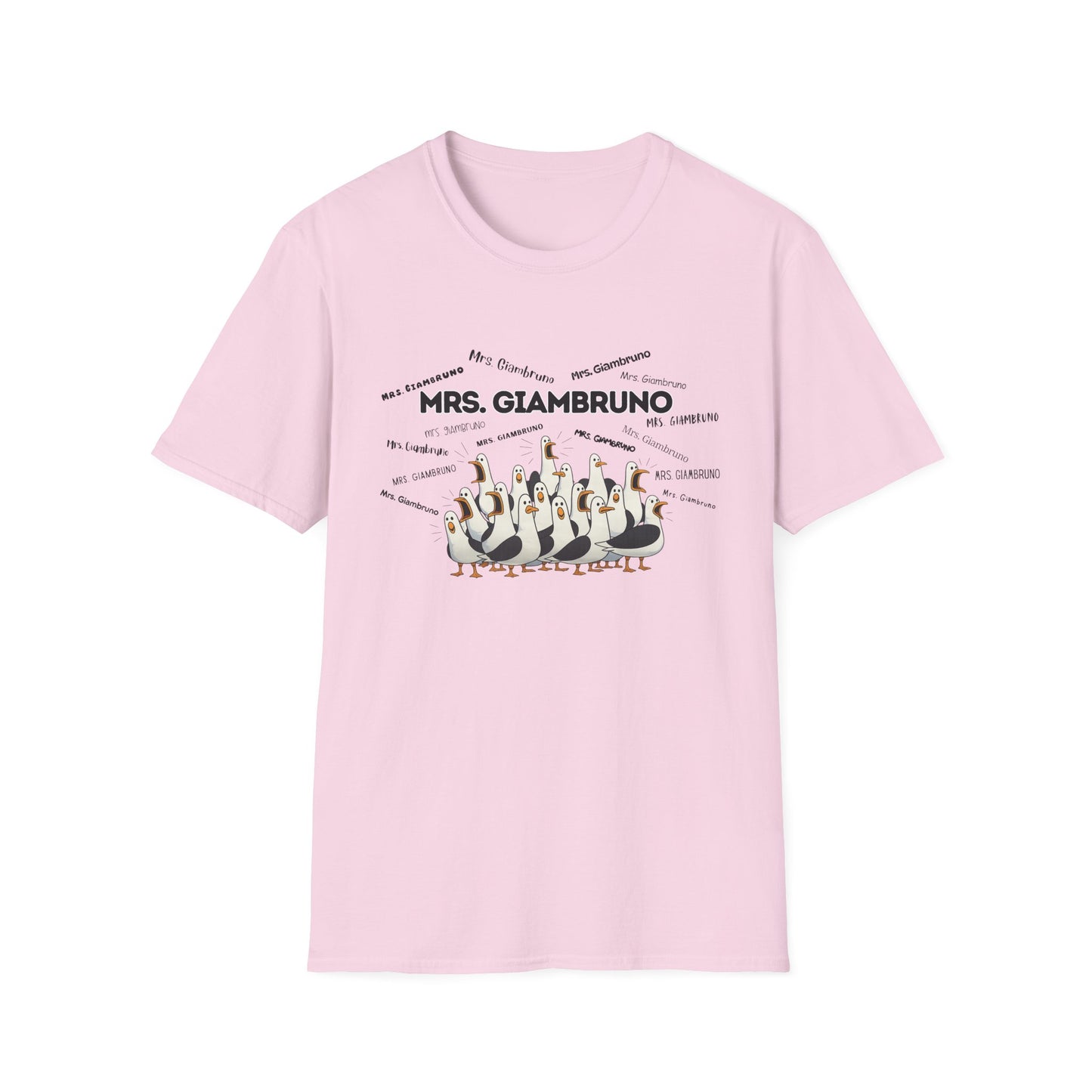 Mrs. Giambruo- Seagull Crew Graphic T-Shirt — Personalized