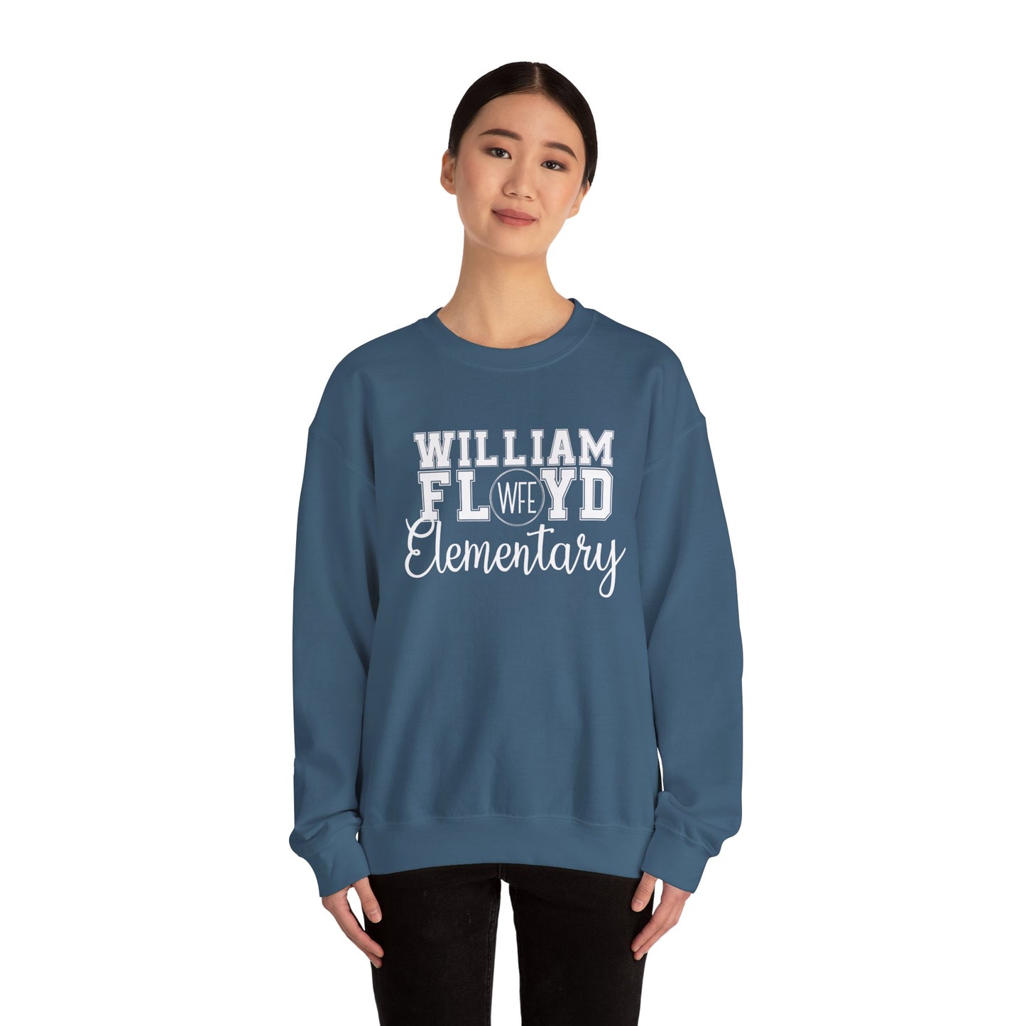 WFE Logo Crewneck Sweatshirt - William Floyd Elementary
