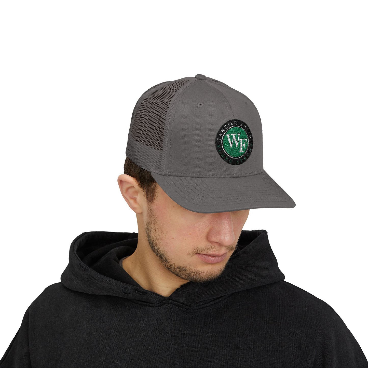 Tangier Smith Logo Snapback Trucker Cap - Stylish & Comfortable Hat for Outdoor Adventures