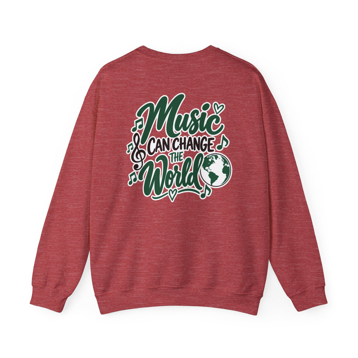 Moriches Music Sweatshirt — "Music Can Change the World" Crewneck