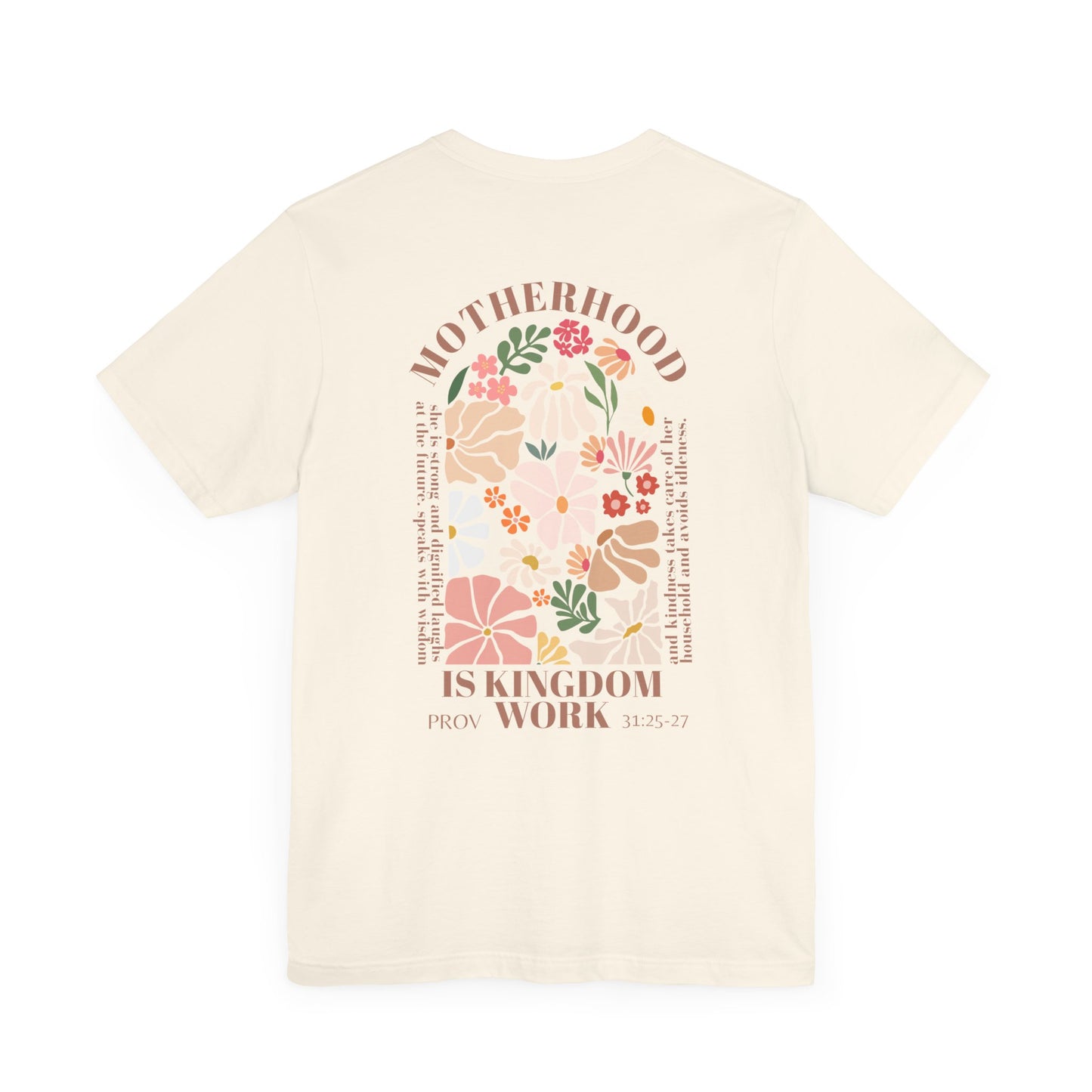Inspirational Motherhood Graphic Tee – Comfortable Unisex Jersey Short Sleeve Shirt