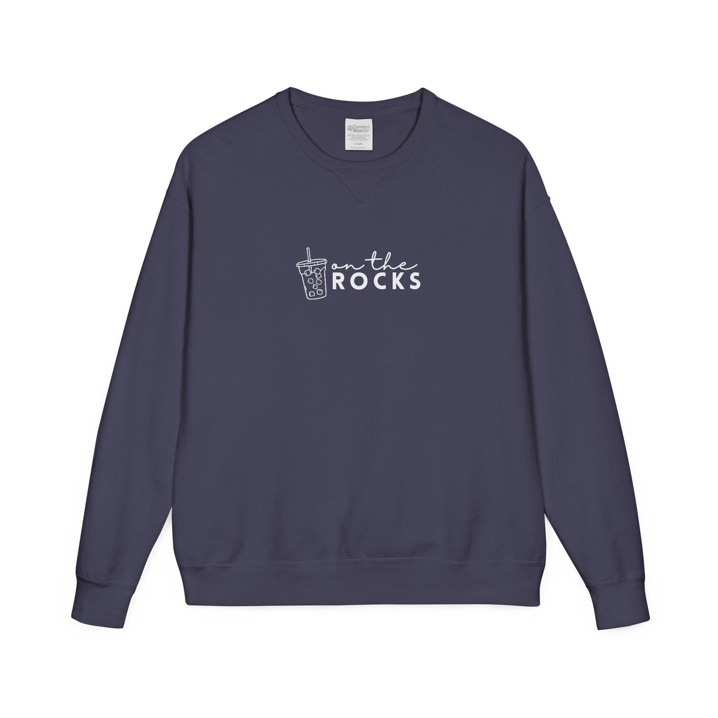 Coffee Lovers Garment Dyed Sweatshirt, Iced Coffee Club Apparel