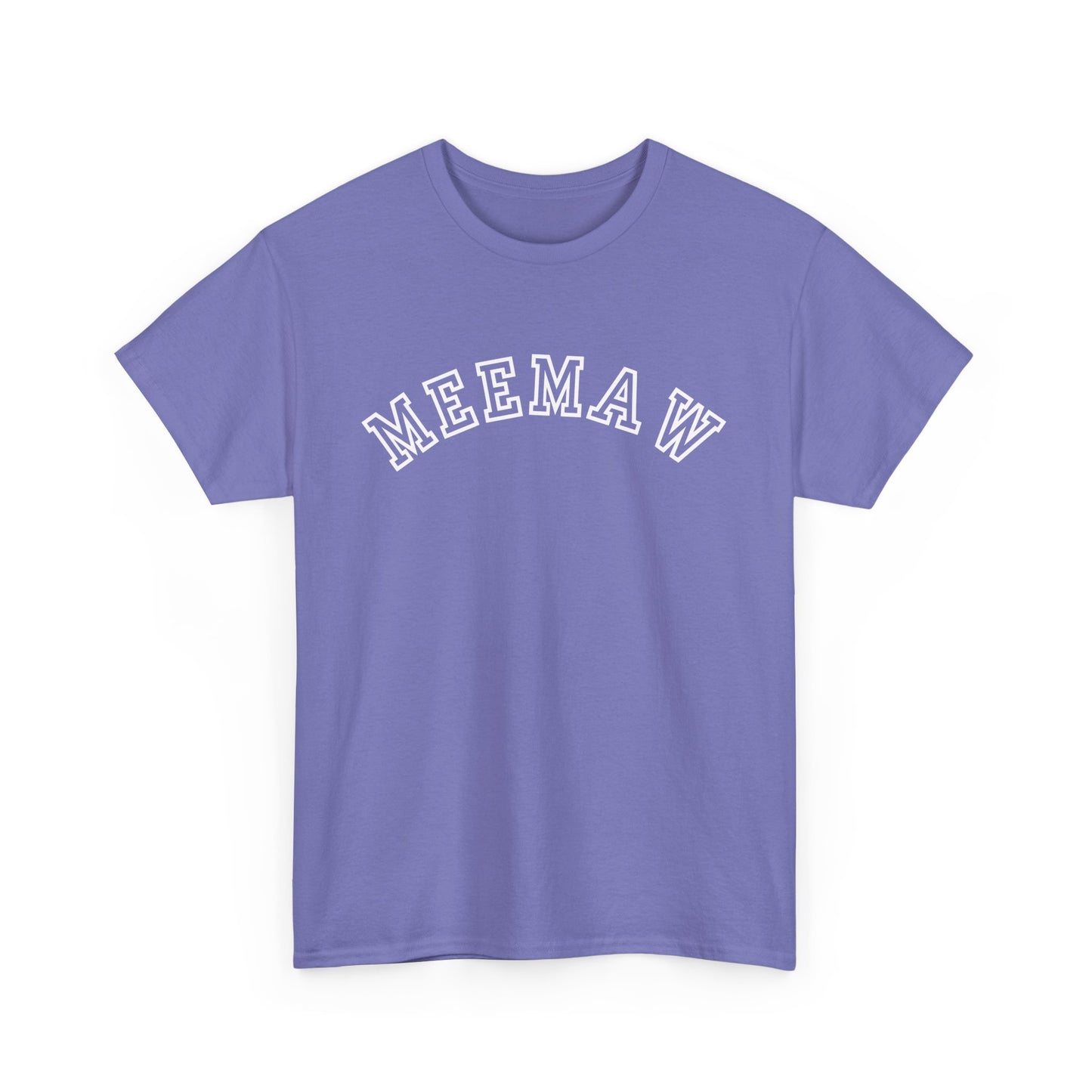 Meemaw- Unisex Heavy Cotton Tee - Comfortable Everyday Wear- Motherhood