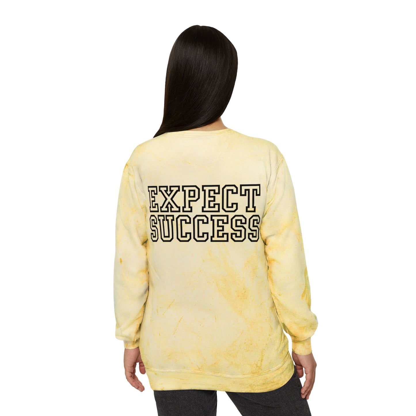 WFE Color Blast Crewneck Sweatshirt for School Spirit | 'Expect Success'