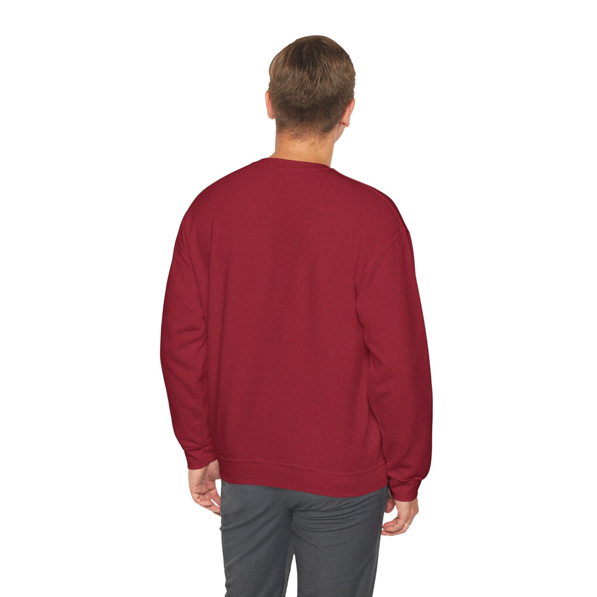 "WFE or Nowhere" w/ apple- LARGE FRONT Crewneck Sweatshirt