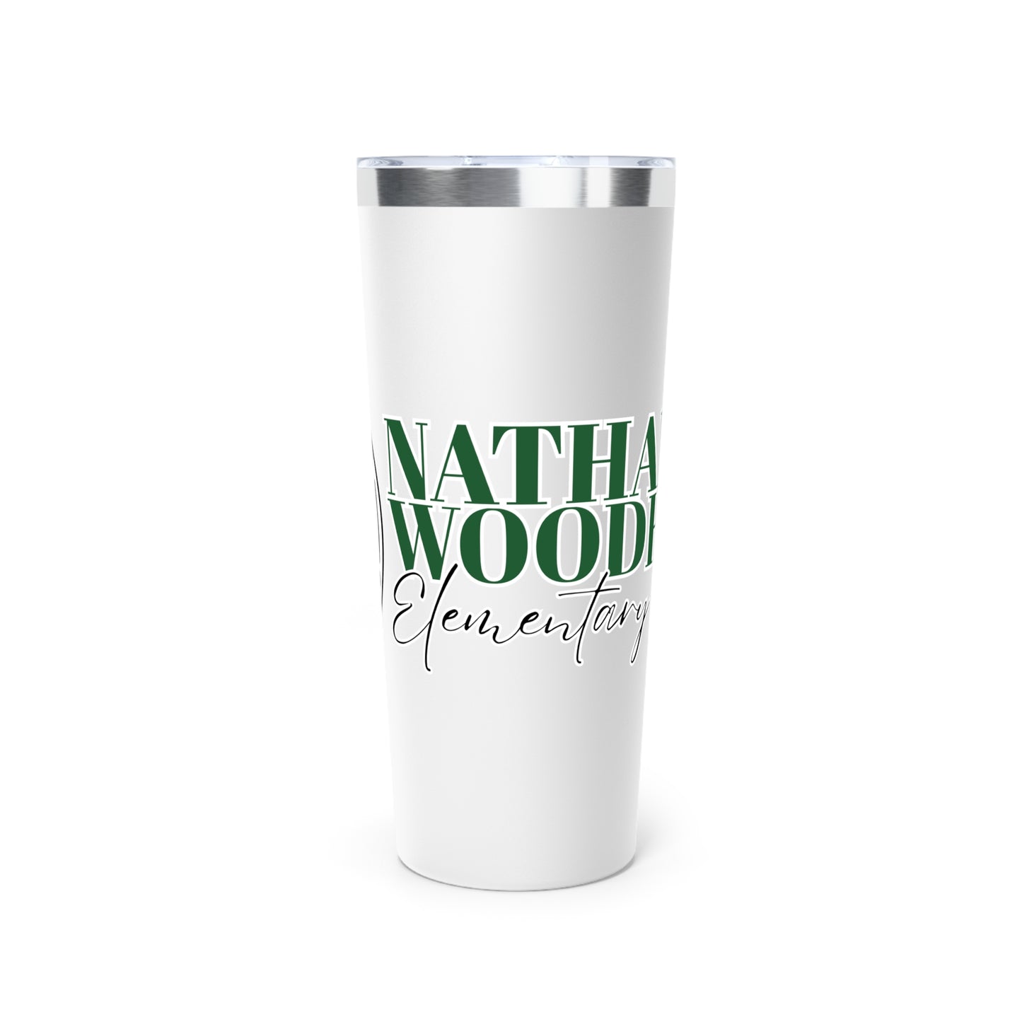 22oz Copper Vacuum Insulated Tumbler with Woodhull Design