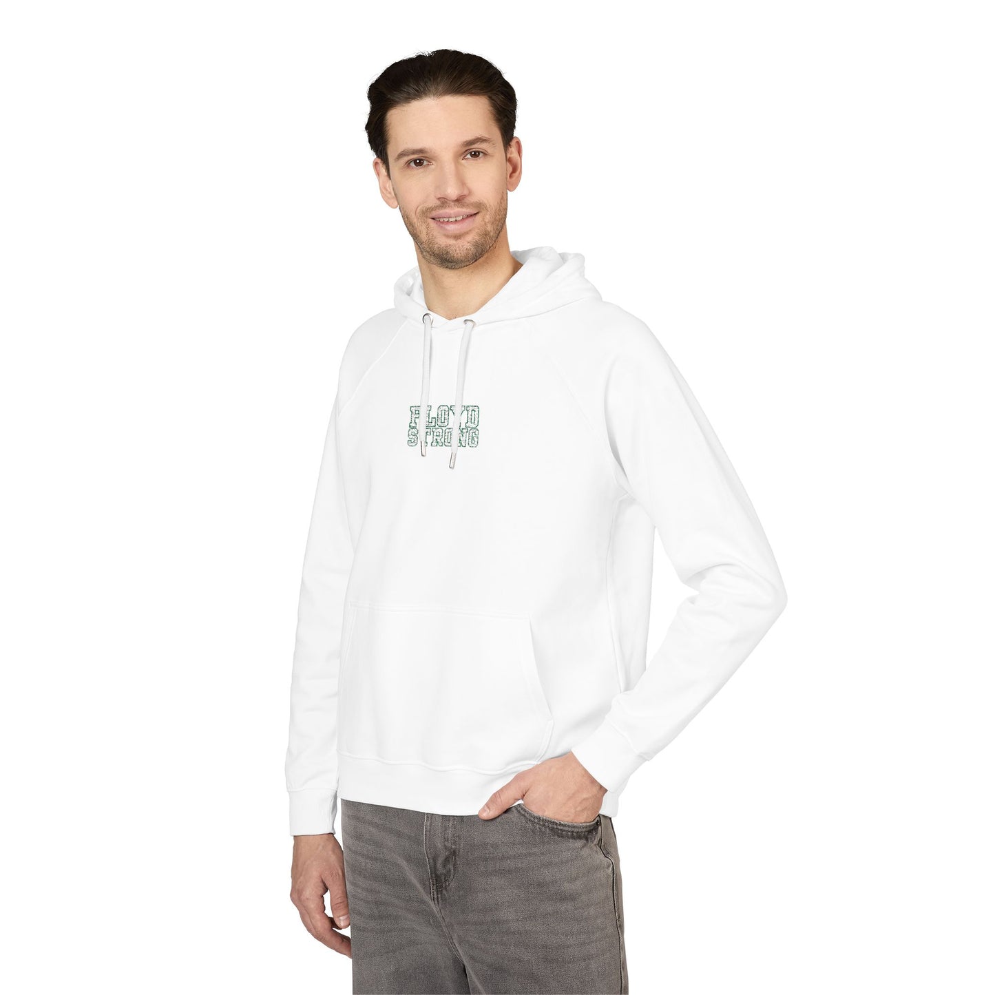 FLOYD STRONG Embroidered 'Plant Friend' Eco Raglan Hoodie