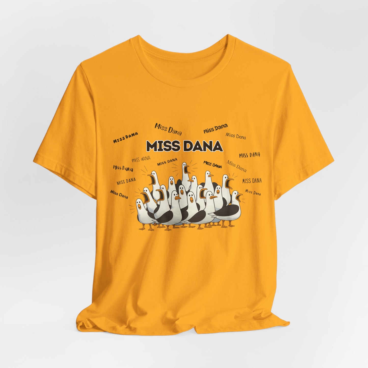 Miss Dana- Penguin Choir T-Shirt — Funny Teacher Personalized Tee