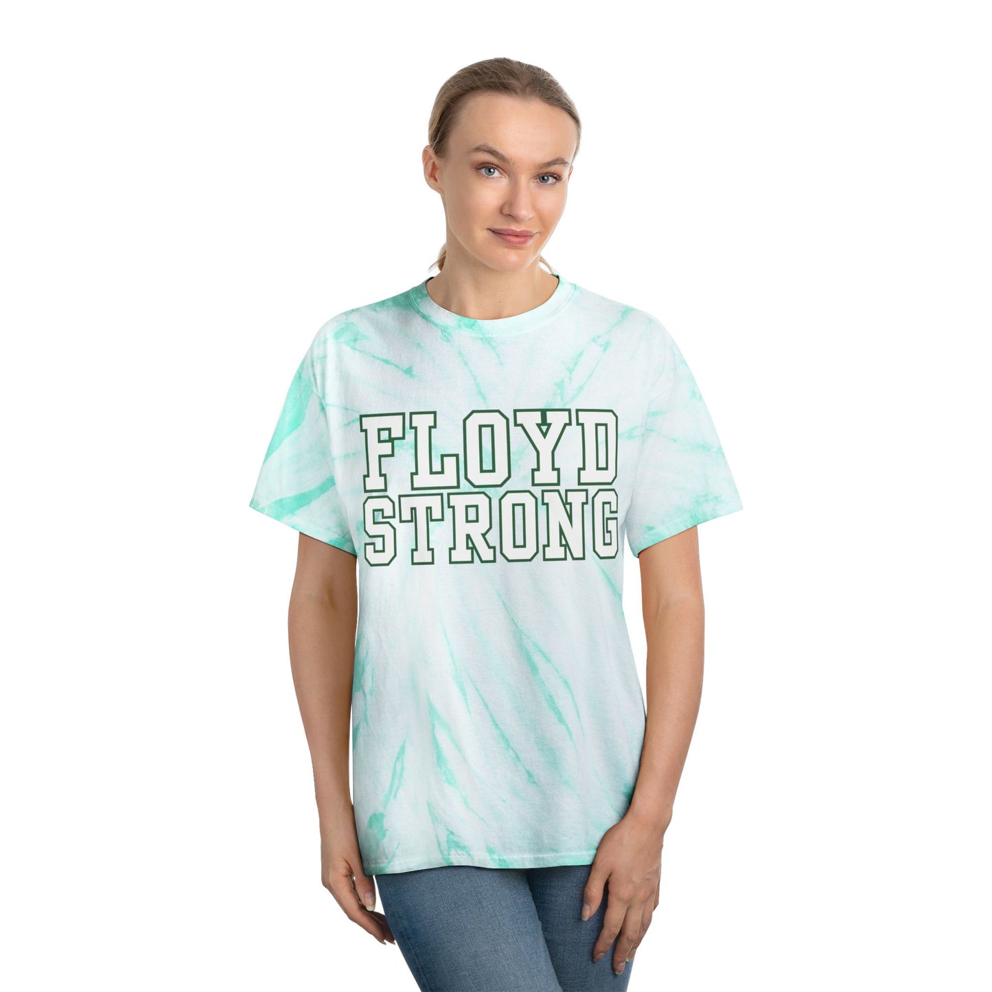 Floyd Strong Tie-Dye Tee - Bright Yellow Cyclone T-Shirt for Positive Vibes