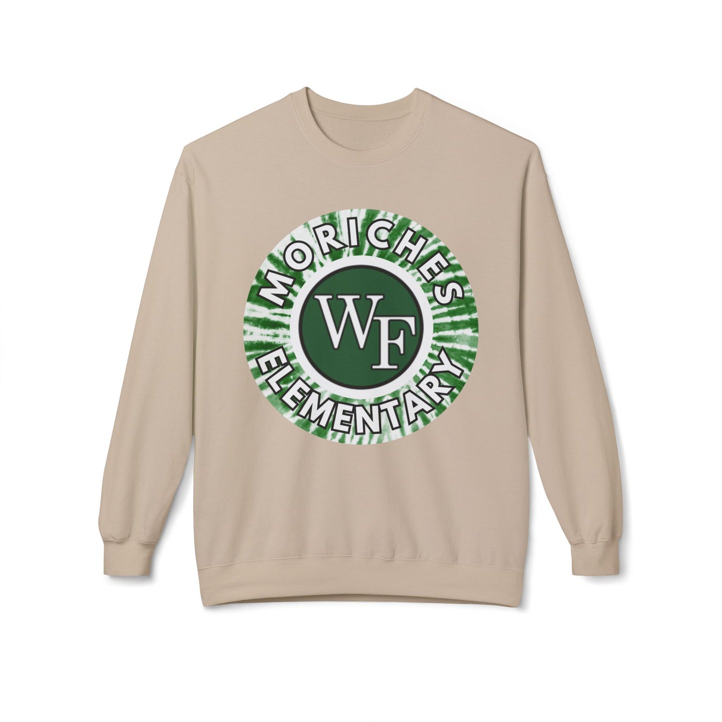 Moriches Tie Dye Logo-  Fleece Crewneck Sweatshirt