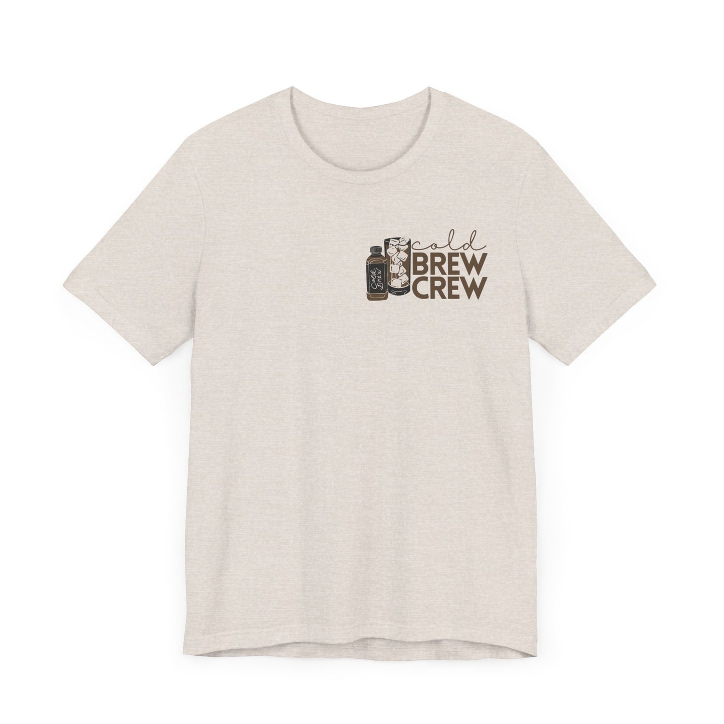Cold Brew Coffee Lovers Tee, Unisex Jersey Shirt for Coffee Lovers