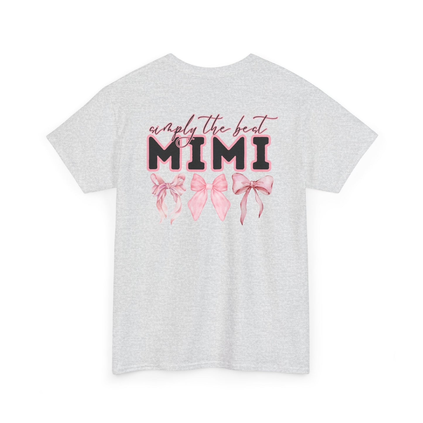 Mimi est 2026 Pink Bow Unisex Heavy Cotton Tee - Mother's Day