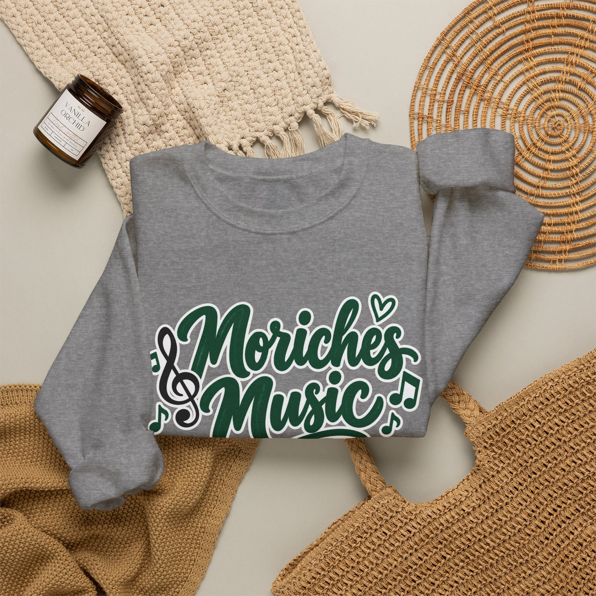 Moriches Music Sweatshirt — "Music Can Change the World" Crewneck