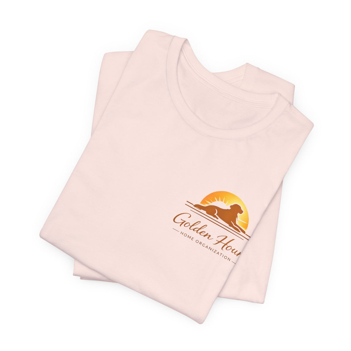 "Golden Hour Home Organization"Logo T-Shirt—  Personalized