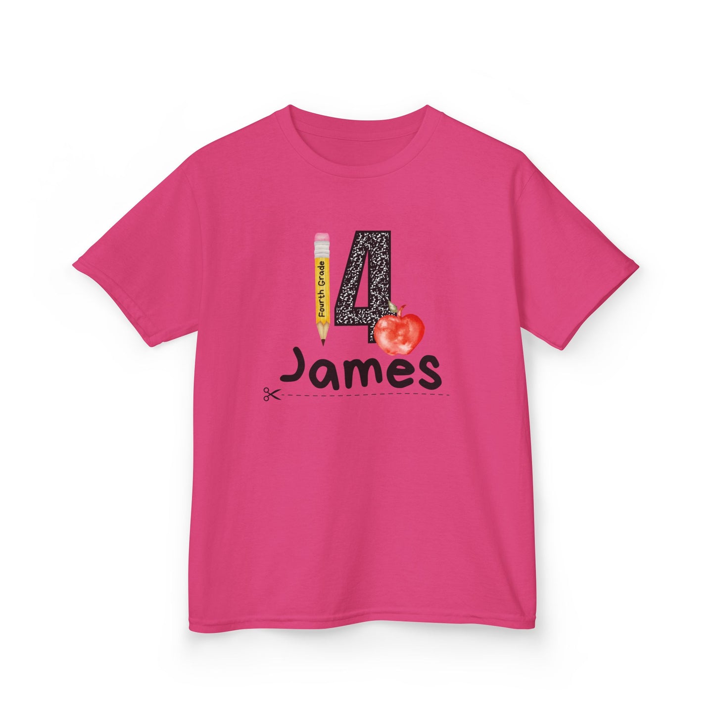 4th Grade- Personalized Kids Tee - Back to School