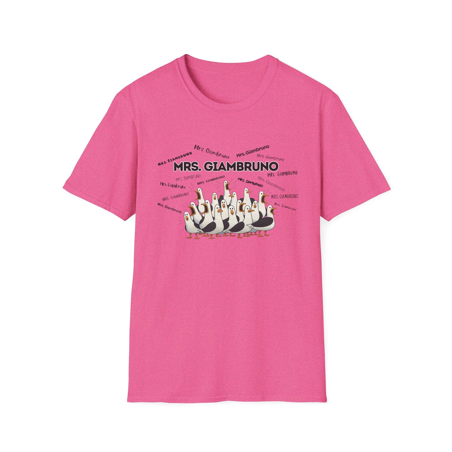 Mrs. Giambruo- Seagull Crew Graphic T-Shirt — Personalized