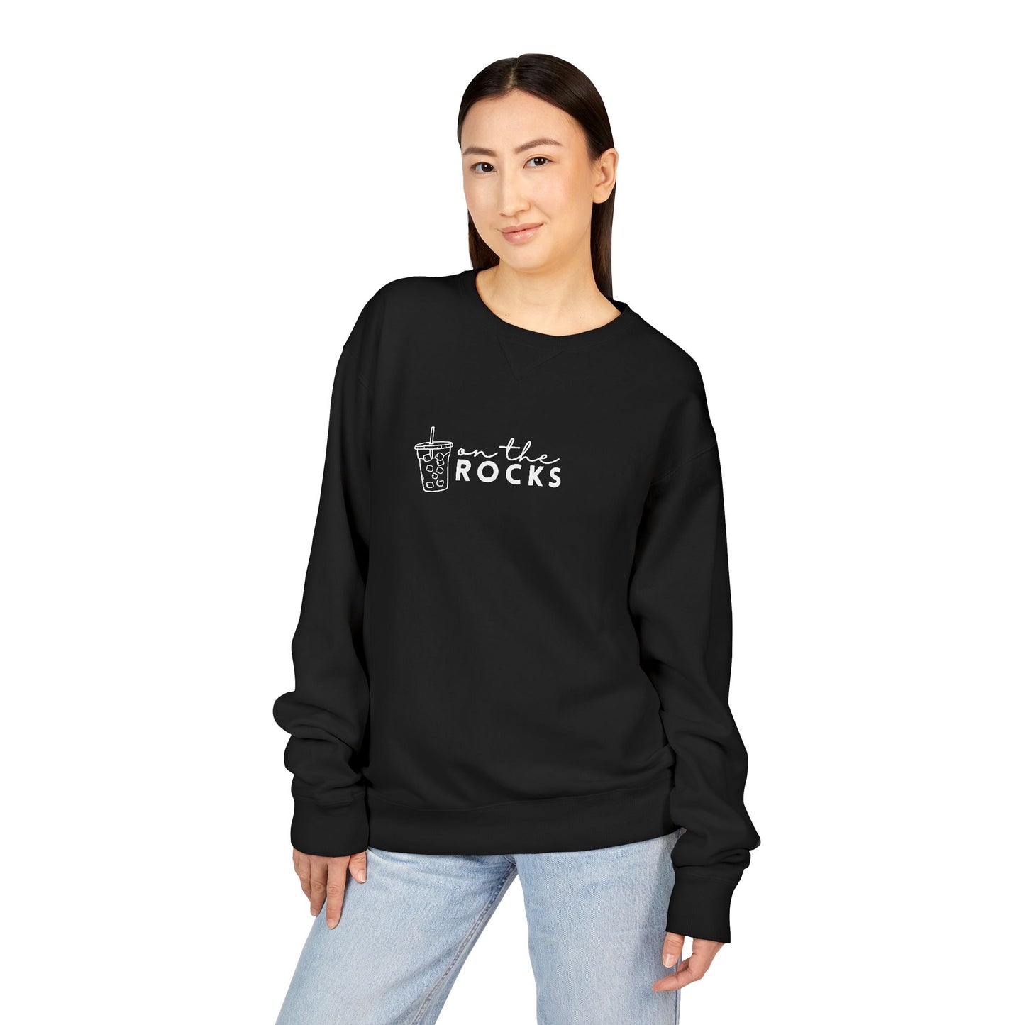 Coffee Lovers Garment Dyed Sweatshirt, Iced Coffee Club Apparel