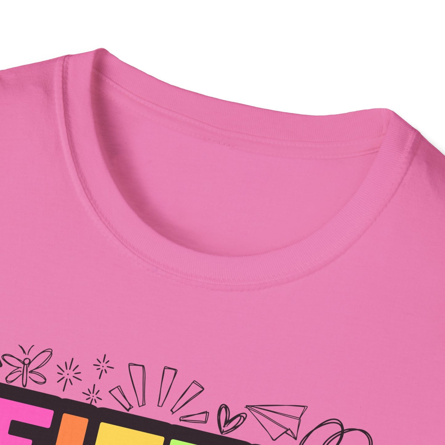 Dream Team- 5th Grade- Unisex Softstyle T-Shirt- Teacher Life