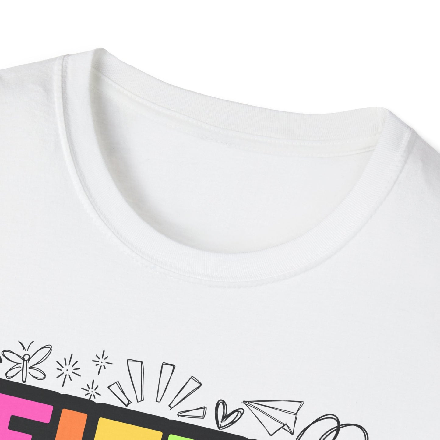 Dream Team- 5th Grade- Unisex Softstyle T-Shirt- Teacher Life