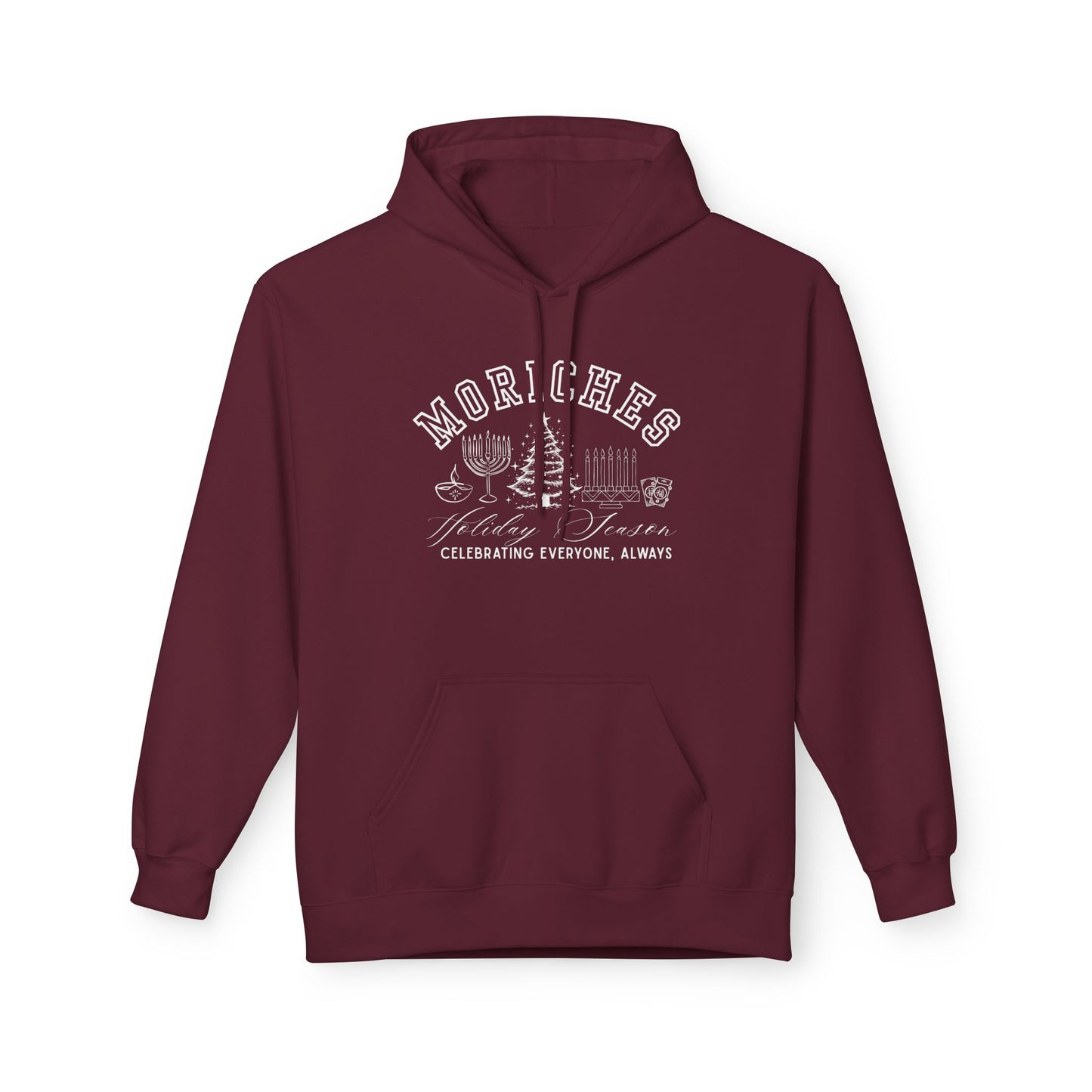MORICHES Midweight Fleece Unisex Hoodie- Christmas