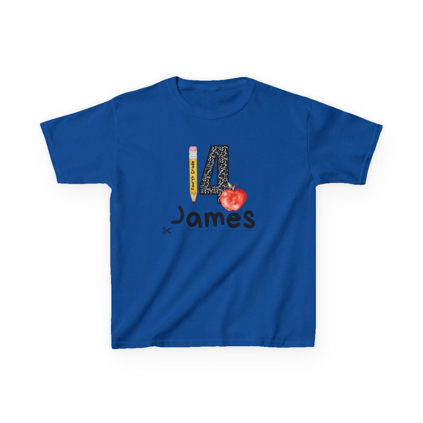4th Grade- Personalized Kids Tee - Back to School