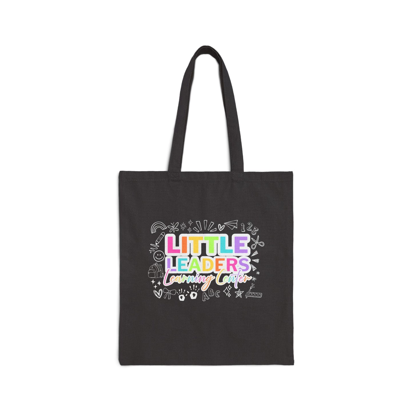 Little Leaders w/ Doodle Design Cotton Canvas Tote Bag