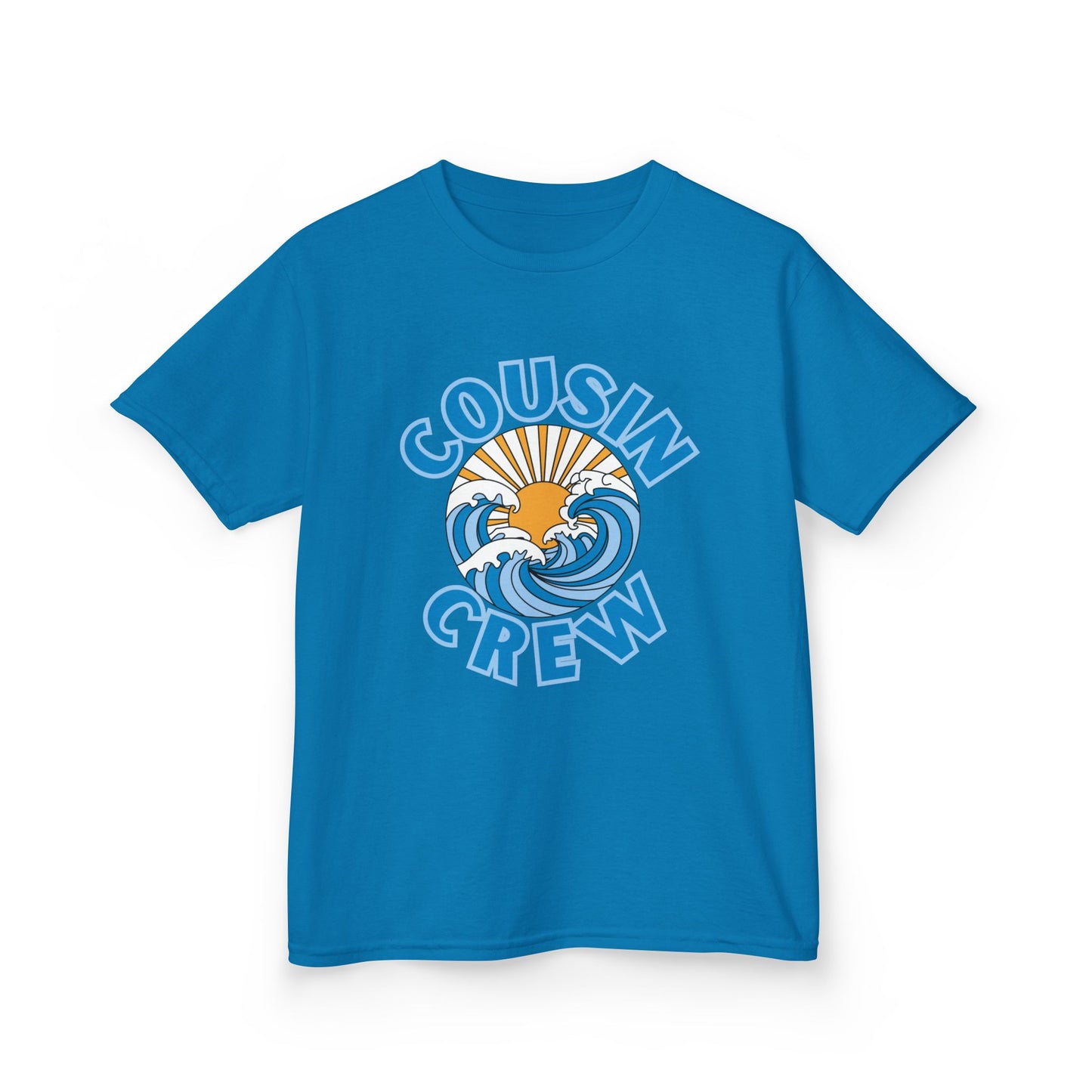 Cool Cousin Crew Kids Tee - Summer Fun, Family Gatherings, Beach Days, Mini Collection