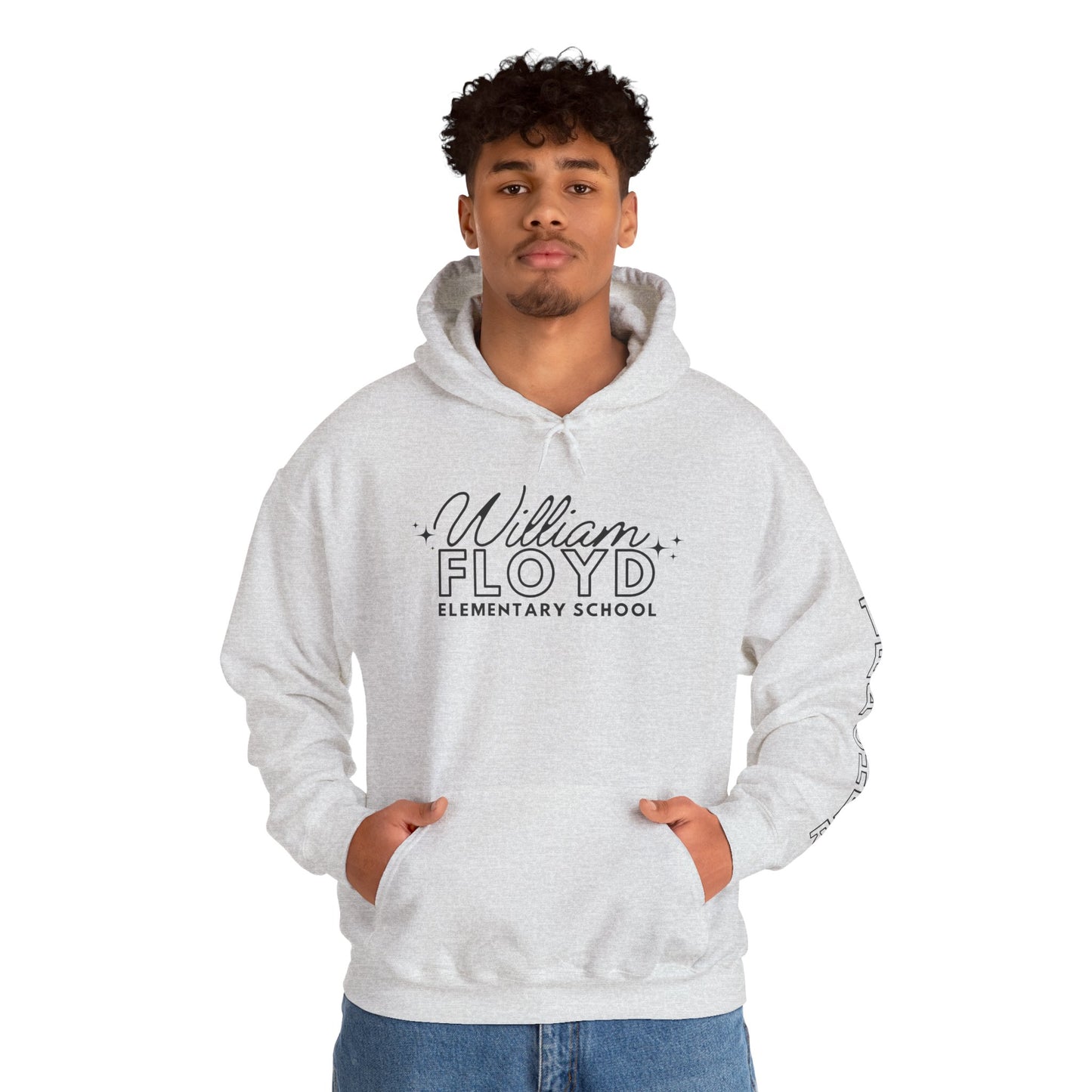 WFE Teacher Simple Design Hoodie w/ Teacher on Sleeve - Cozy Unisex Sweatshirt