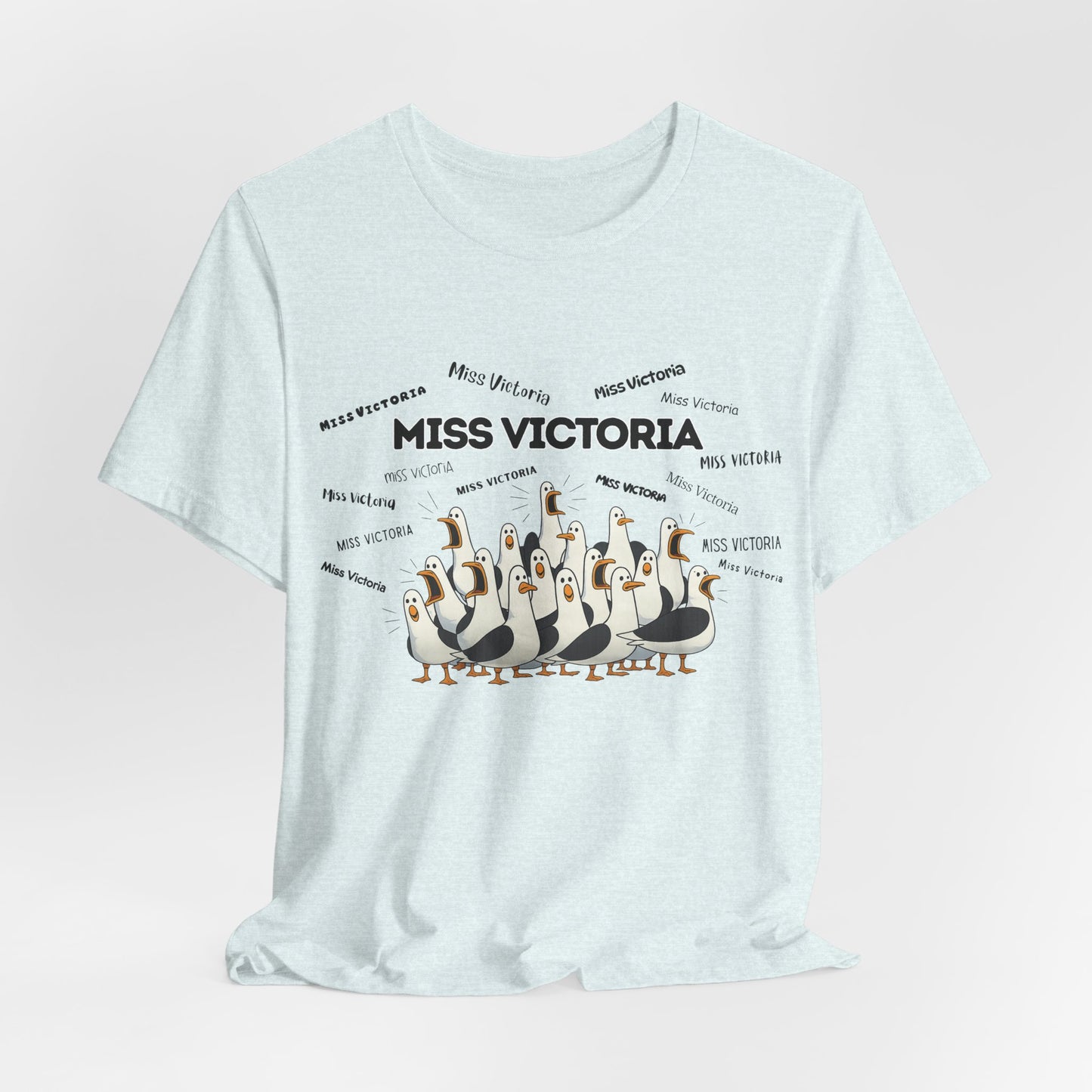Miss Victoria- Penguin Choir T-Shirt — Funny Teacher Personalized Tee