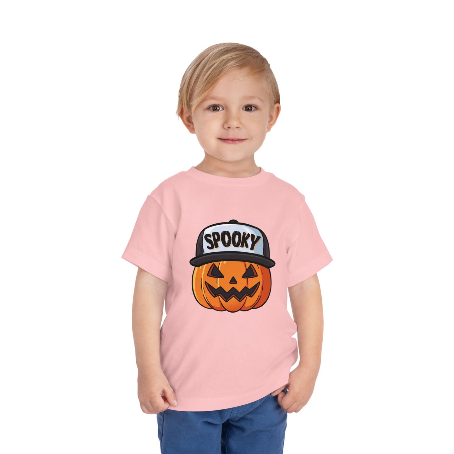 Spooky Pumpkin Tee for Toddlers, Halloween Shirt