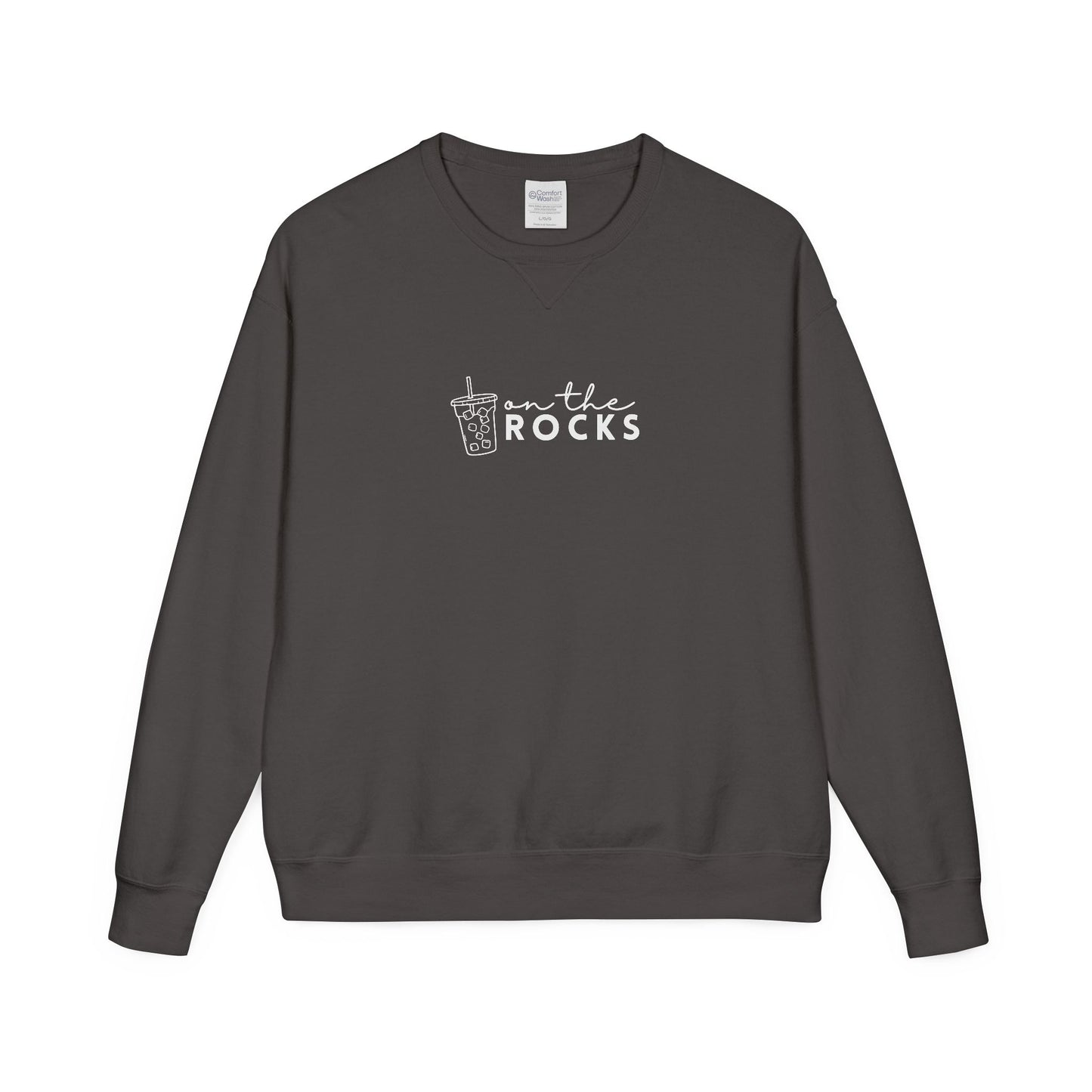Coffee Lovers Garment Dyed Sweatshirt, Iced Coffee Club Apparel