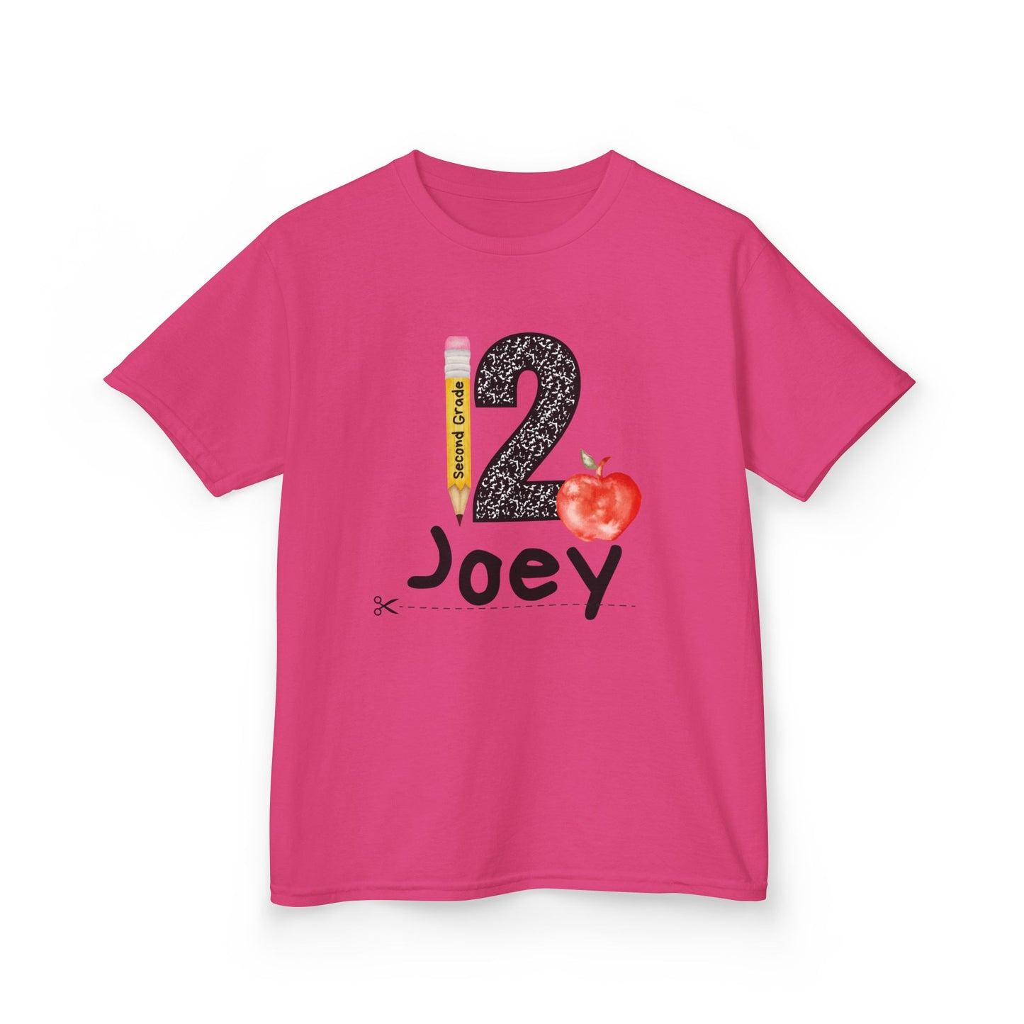2nd Grade- Personalized Kids Tee - Back to School