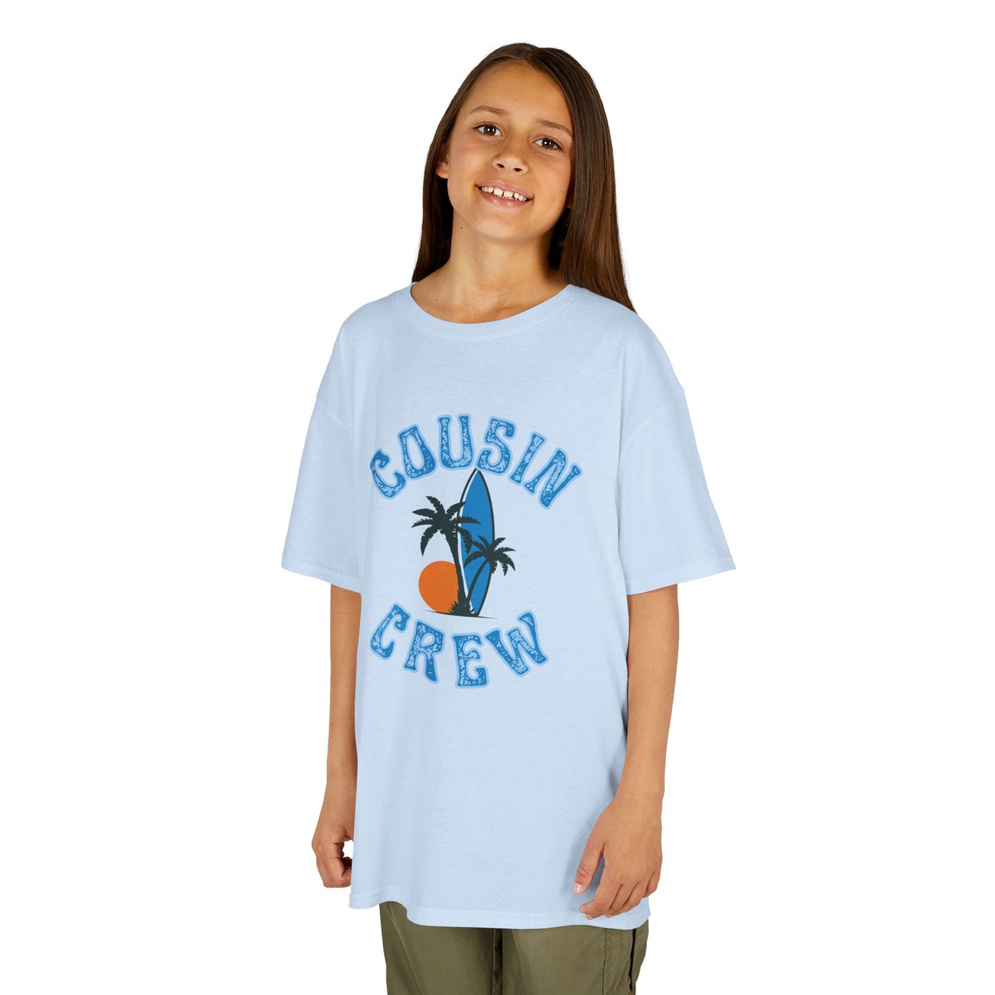 Cool Cousin Crew Kids Tee - Summer Fun, Family Gatherings, Beach Days, Mini Collection