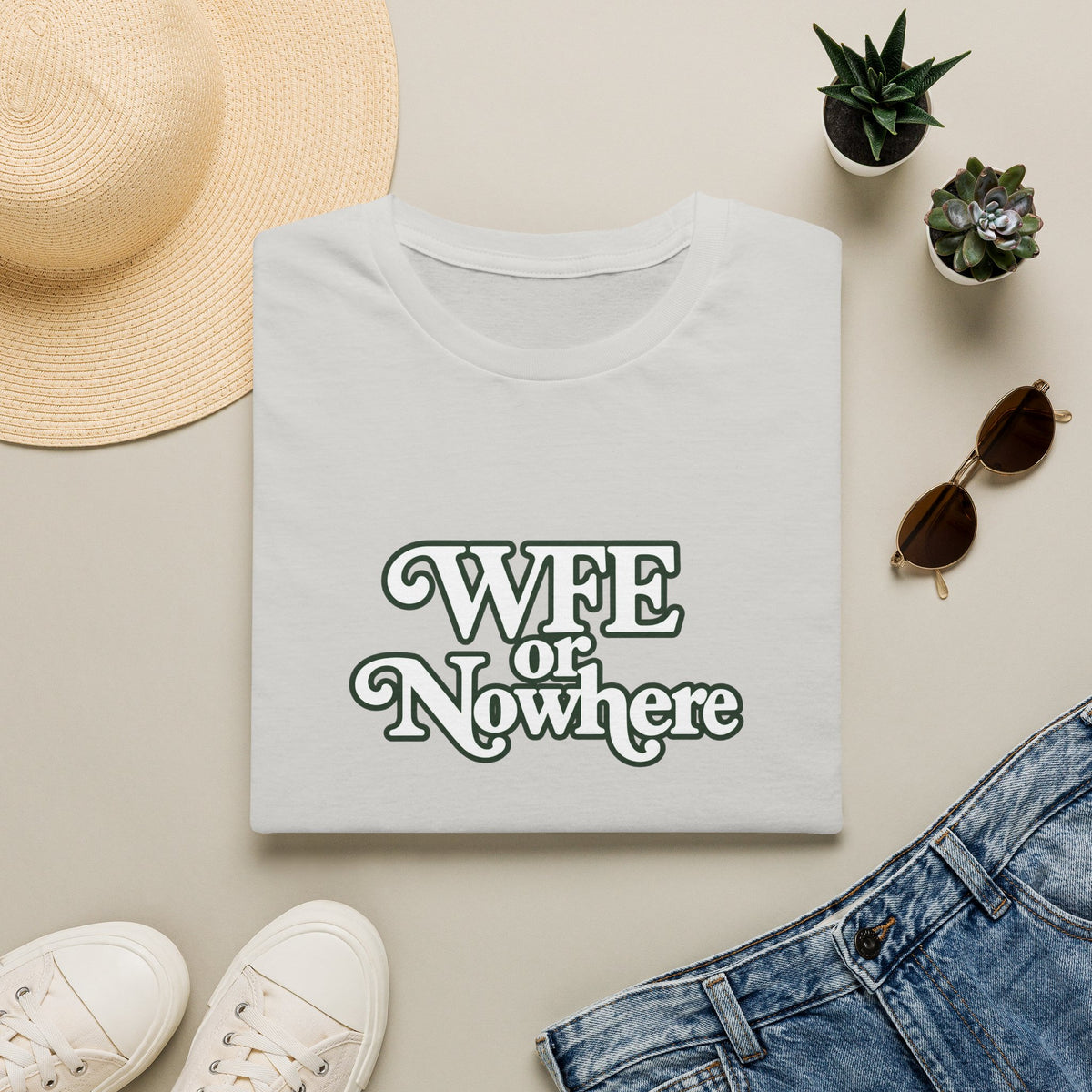 "WFE or Nowhere" -PLAIN- Softstyle T-Shirt
