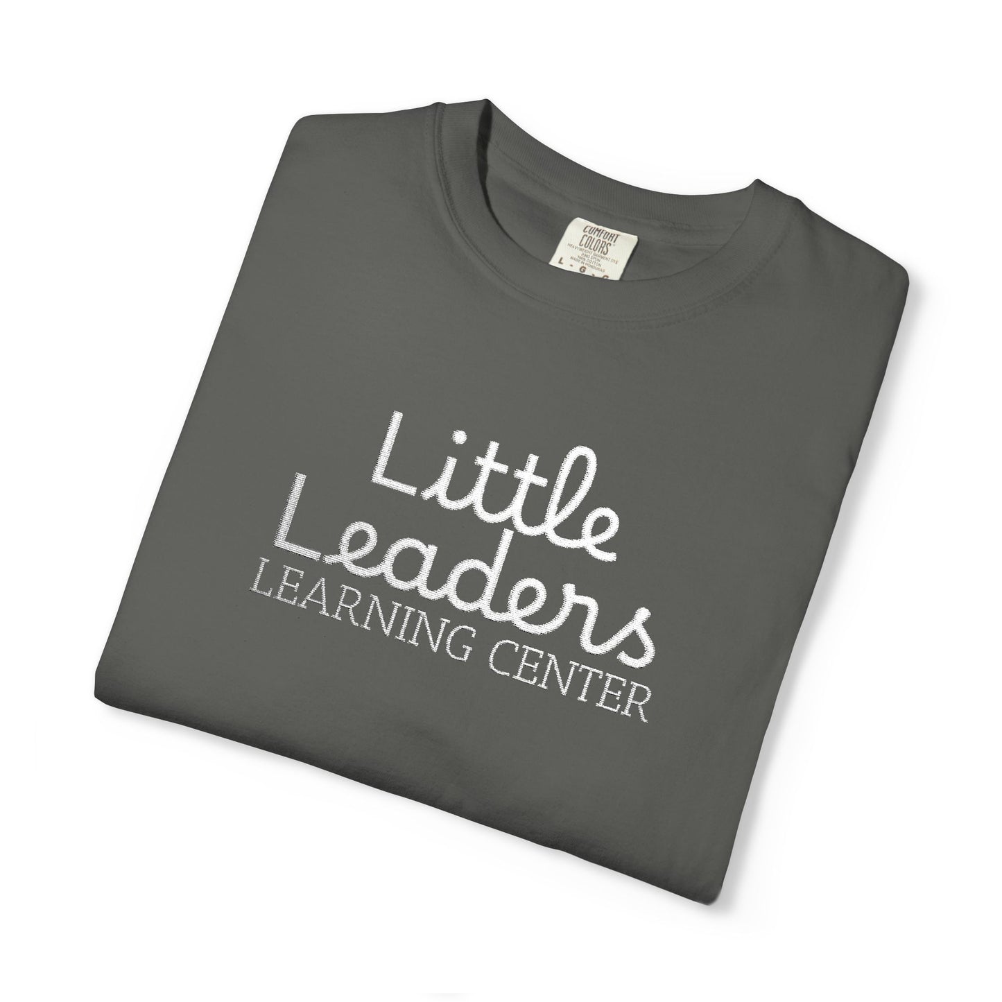 Little Leaders Full Embroidered Unisex Garment-Dyed T-Shirt
