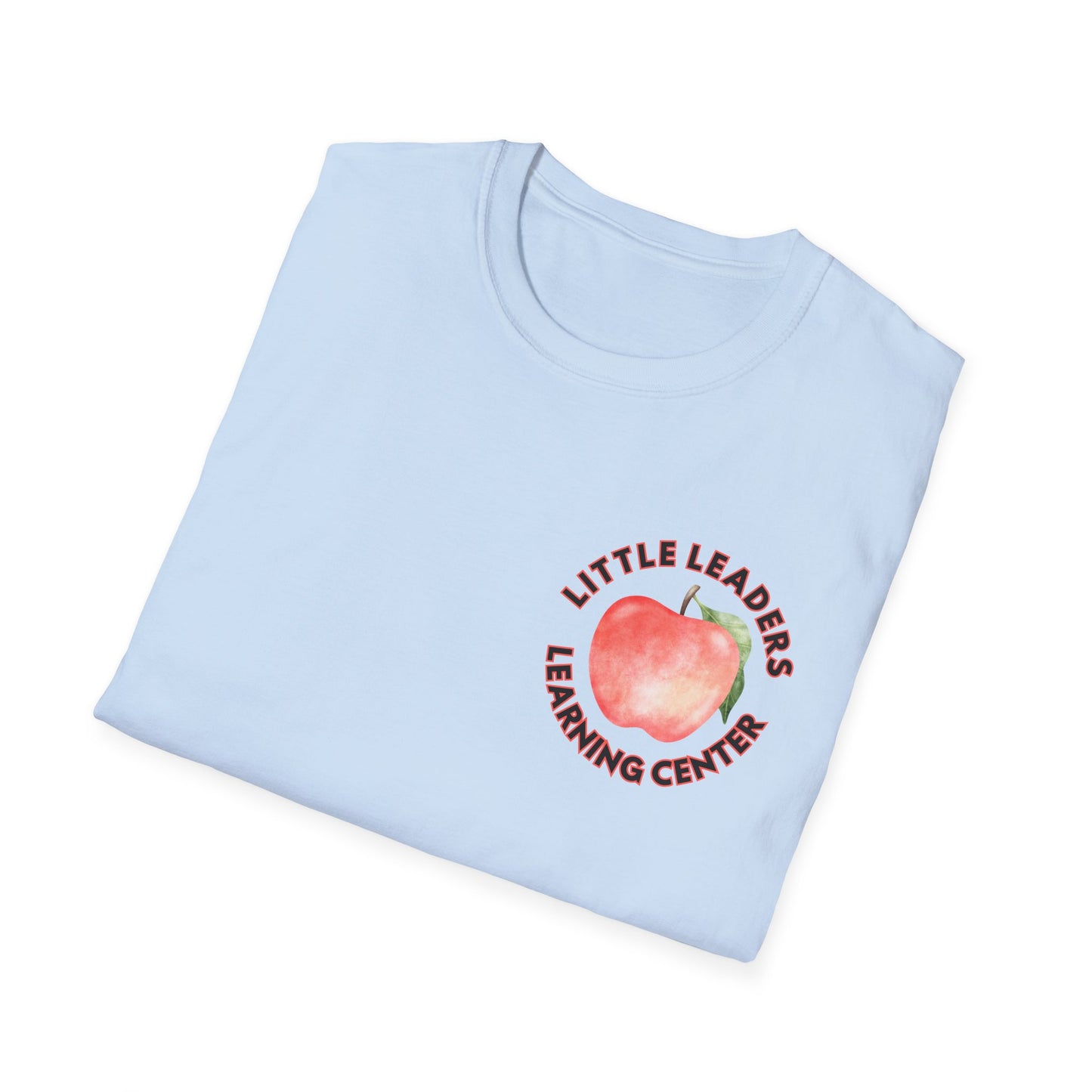 Little Leaders Teacher w/ Apple Design Unisex Softstyle T-Shirt