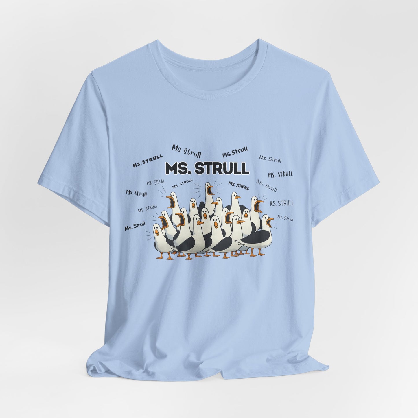Mrs. Strull Penguin Choir T-Shirt — Funny Teacher Personalized Tee