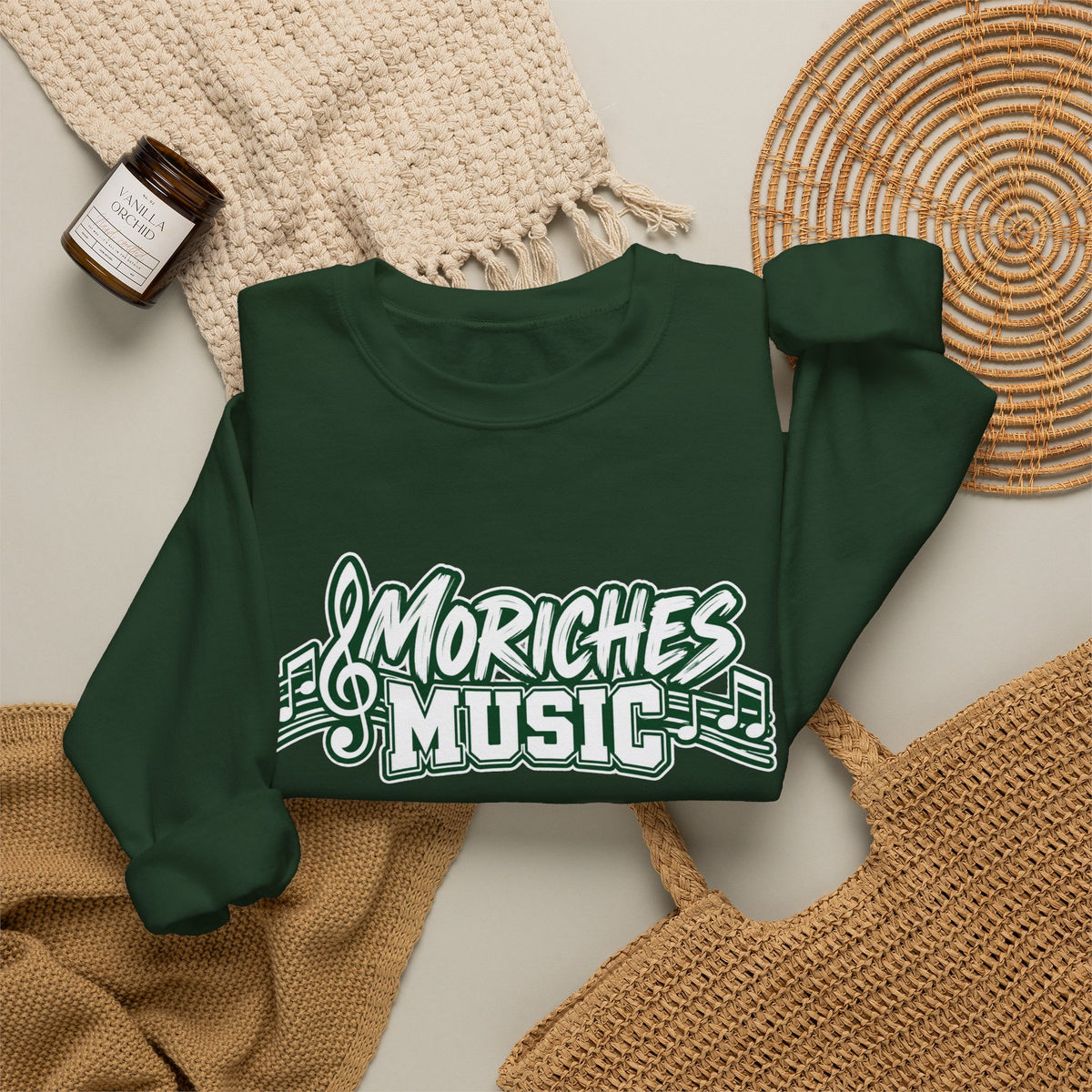 Moriches Music Sweatshirt — "Music Changes Lives One Child at a Time" Crewneck