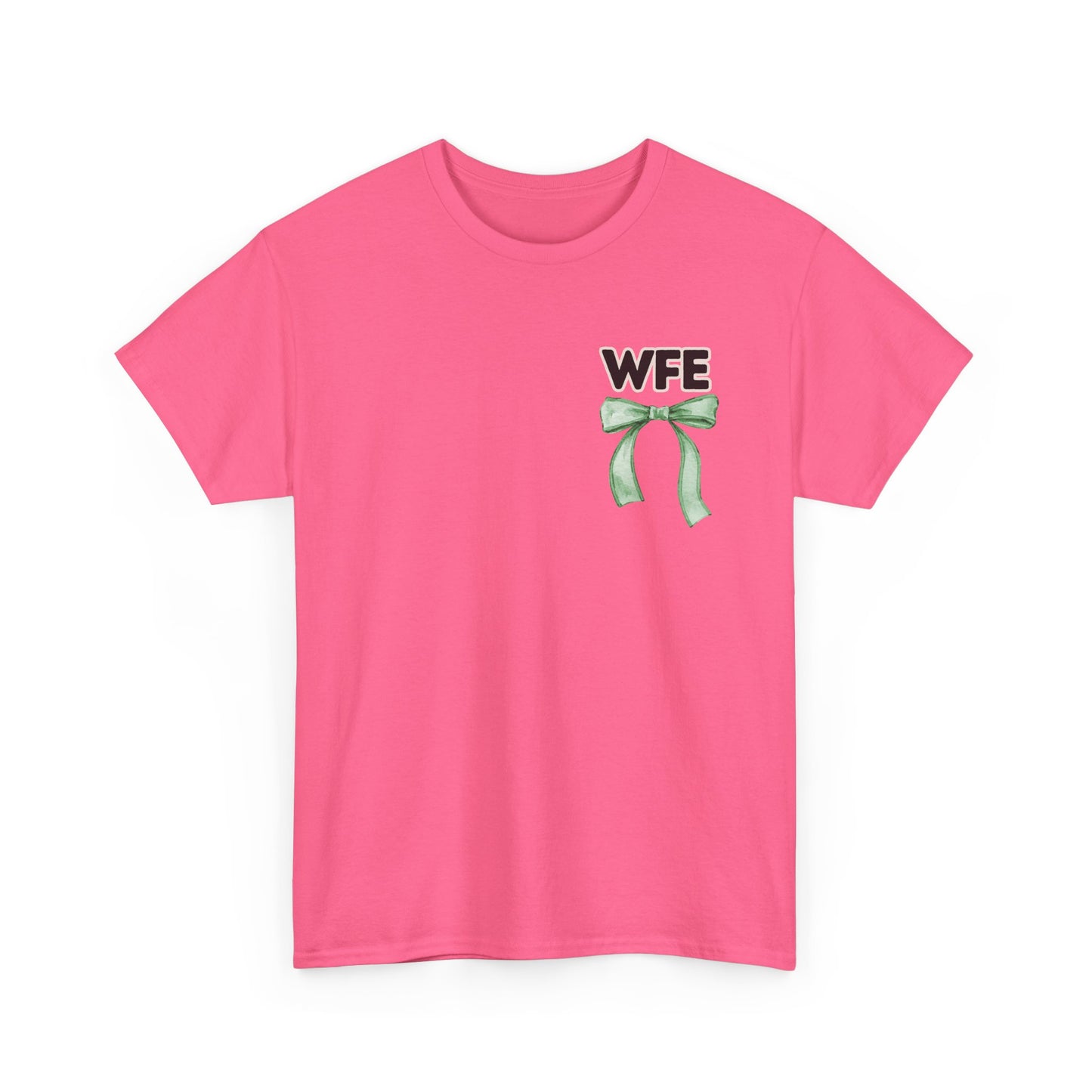 WFE Nurse Assistant and Bows- Unisex Heavy Cotton Tee with Bow Design