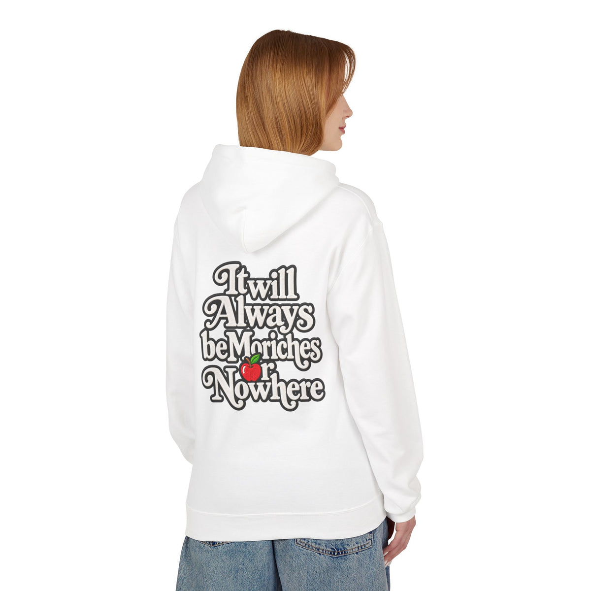 "MES or Nowhere" w/ apple- Moriches Hoodie